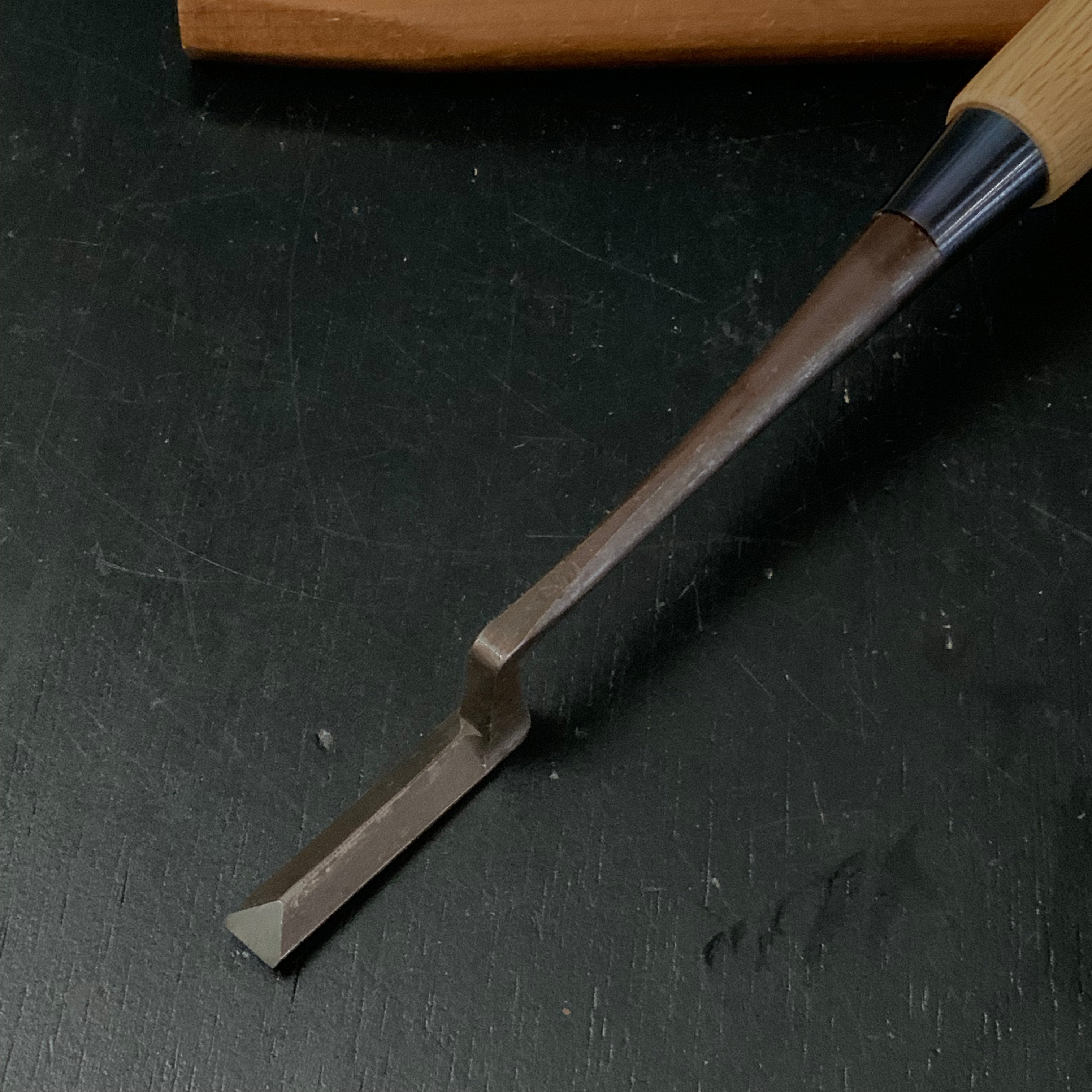 Old stock Hirayoshi Dovetail Trowel chisels (Kotenomi) 掘出し物 平義 鎬 鏝鑿 kotenomi 9mm