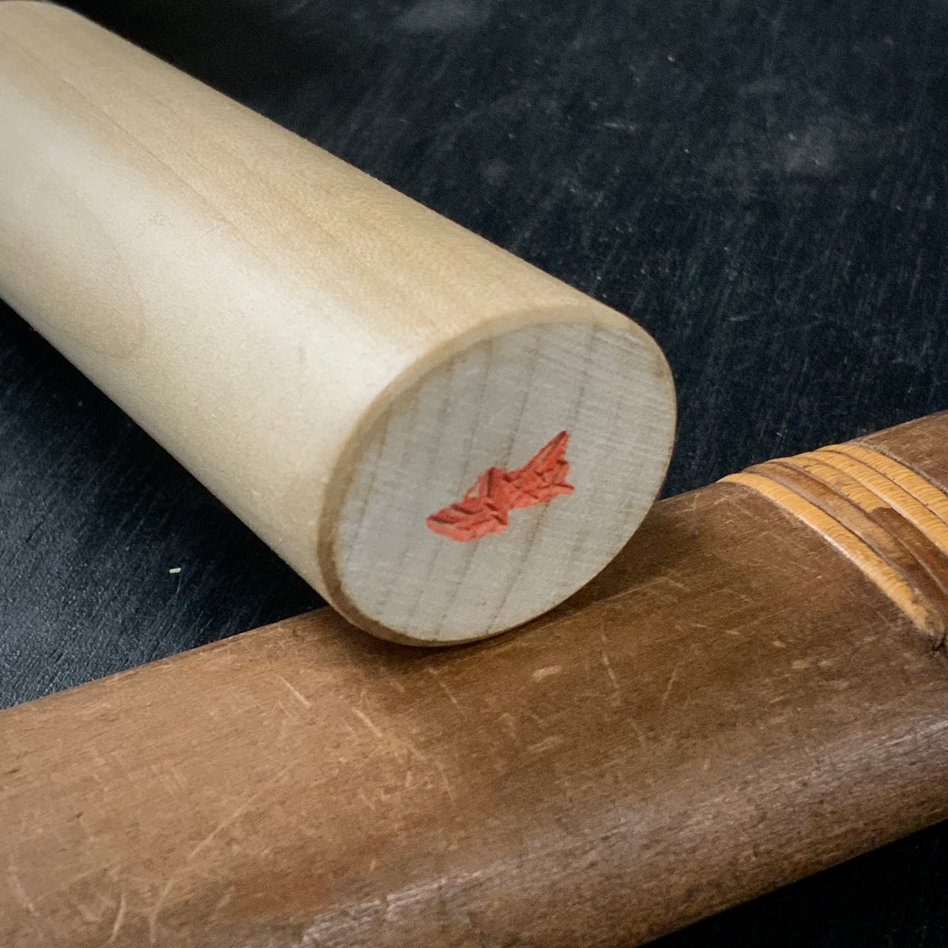 Masamoto Sohonten Nakiri Bocho with Blue steel 正本総本店 青紙鋼 西型 水牛柄 黒菜切包丁 165mm