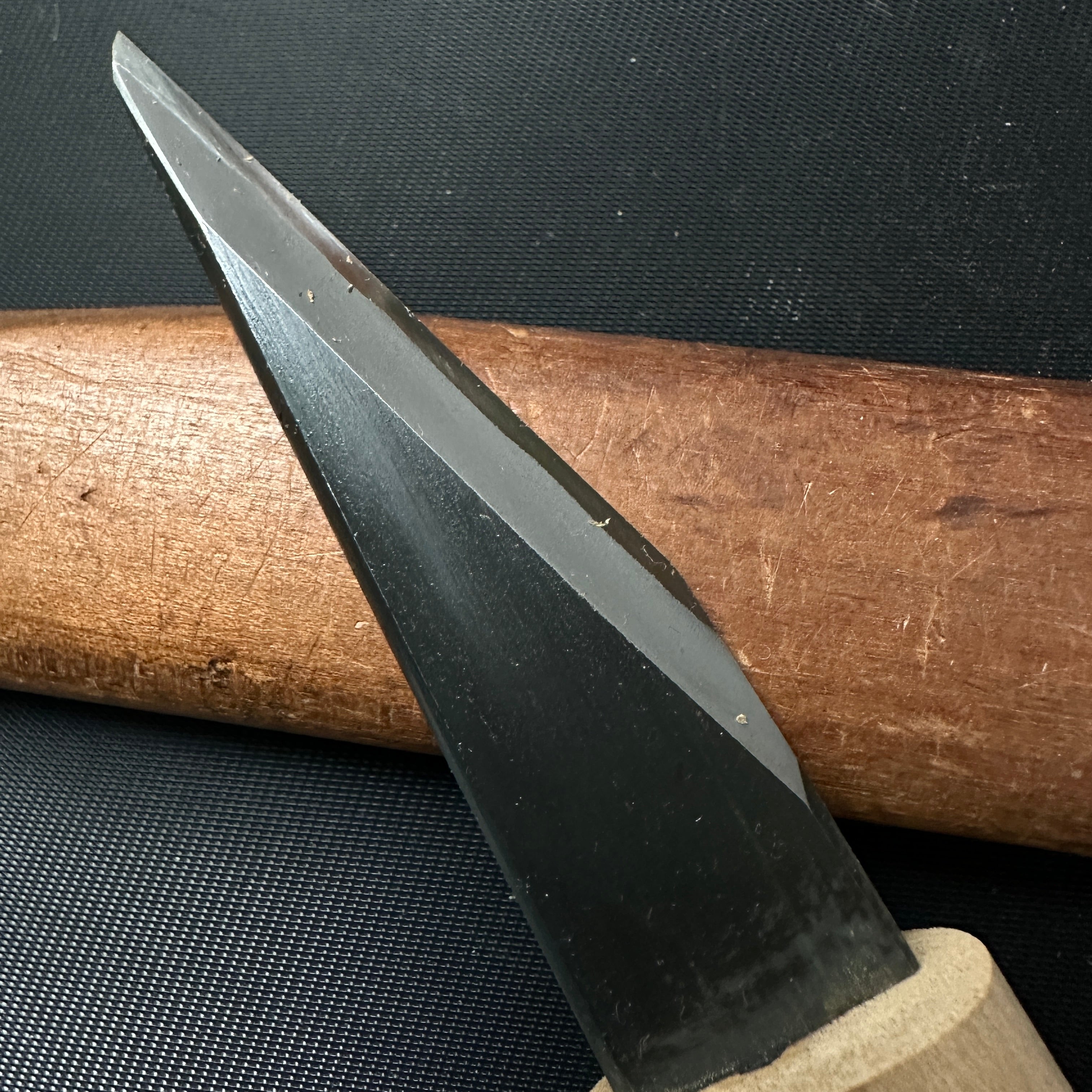 Old stock Sakamitsu First generation Kiridashi Kokatana with white steel 掘出し物 初代坂光作 横手小刀 右 21mm