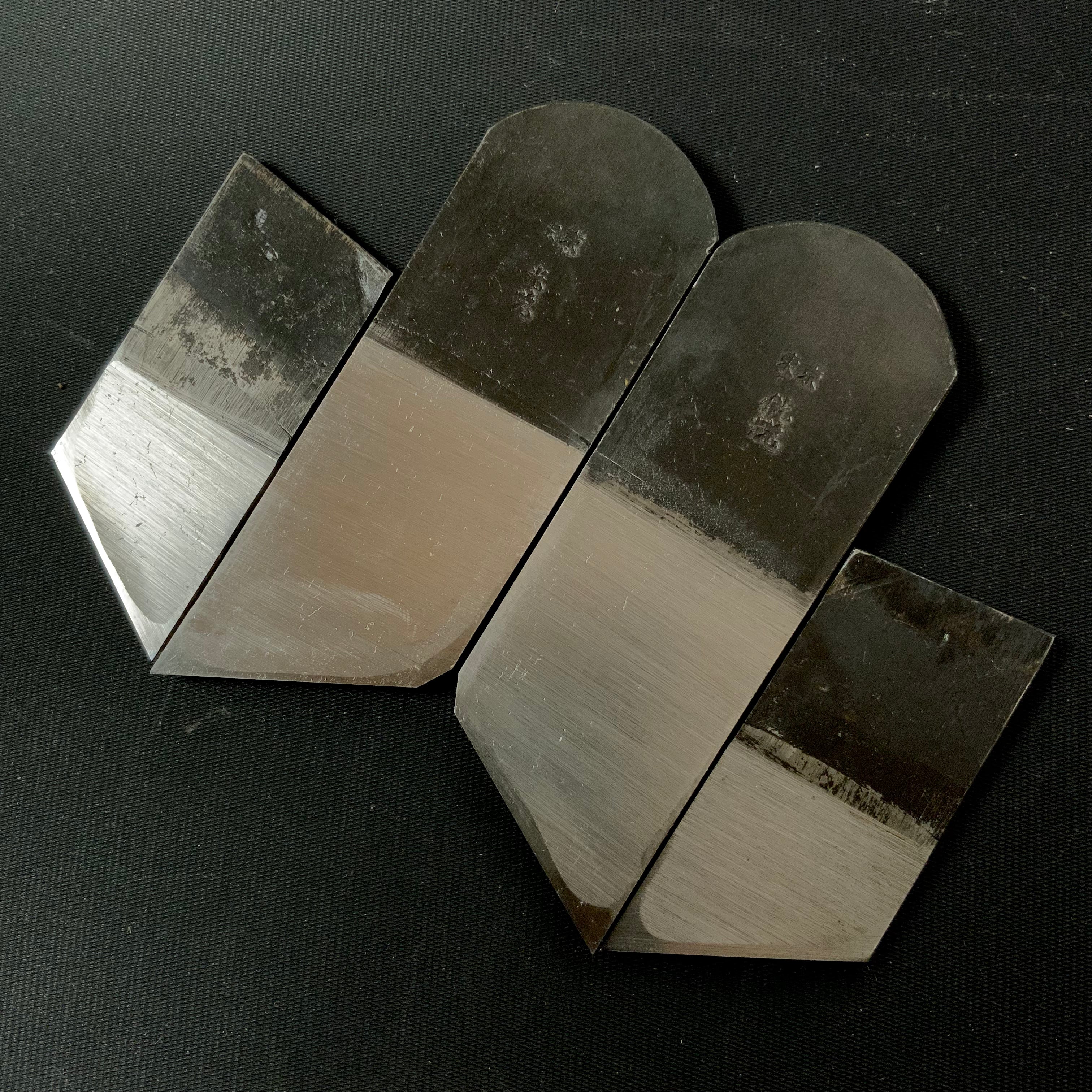 Kouetsu Special Rabbet Plane right and left By Komori 小森作 侊悦 蟻際鉋 左右