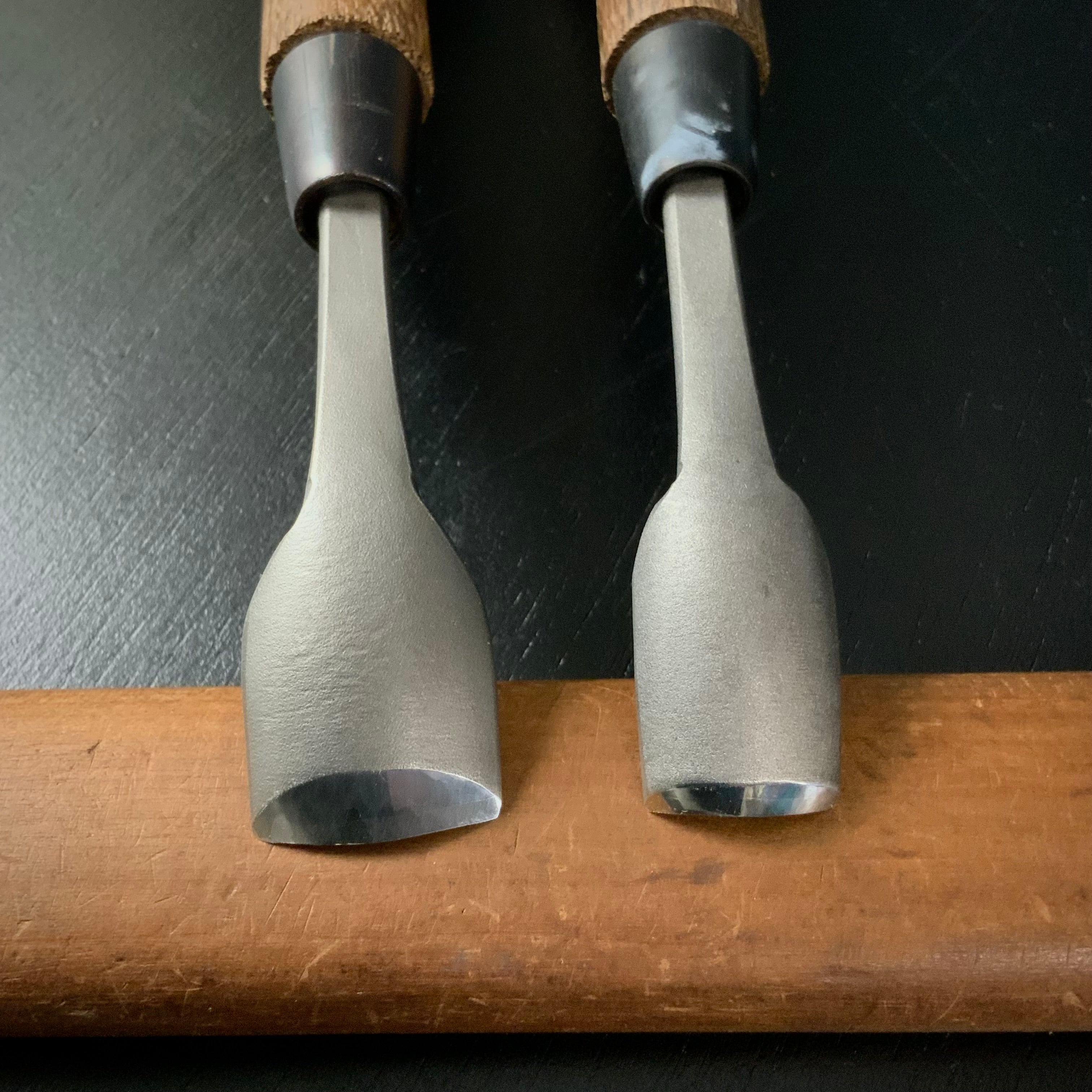 Heijoshin Michi Woody chisel Circular Squeak Blade / 平常心 道 ウッディチゼル 丸スクイ