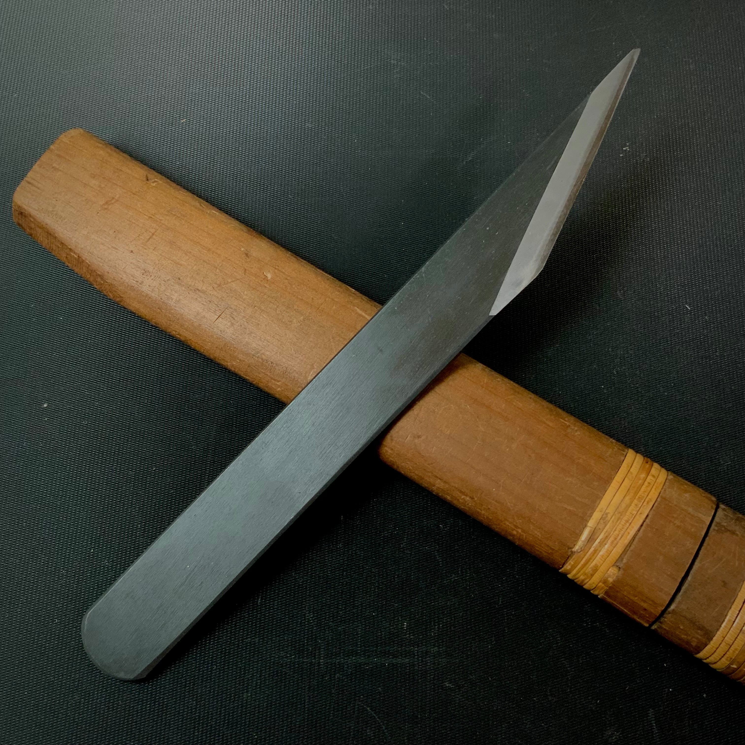 Yoshihide Kiridashi Kokatana with white steel#2 Right hand 吉秀 白紙2 切出し小刀 右 21mm