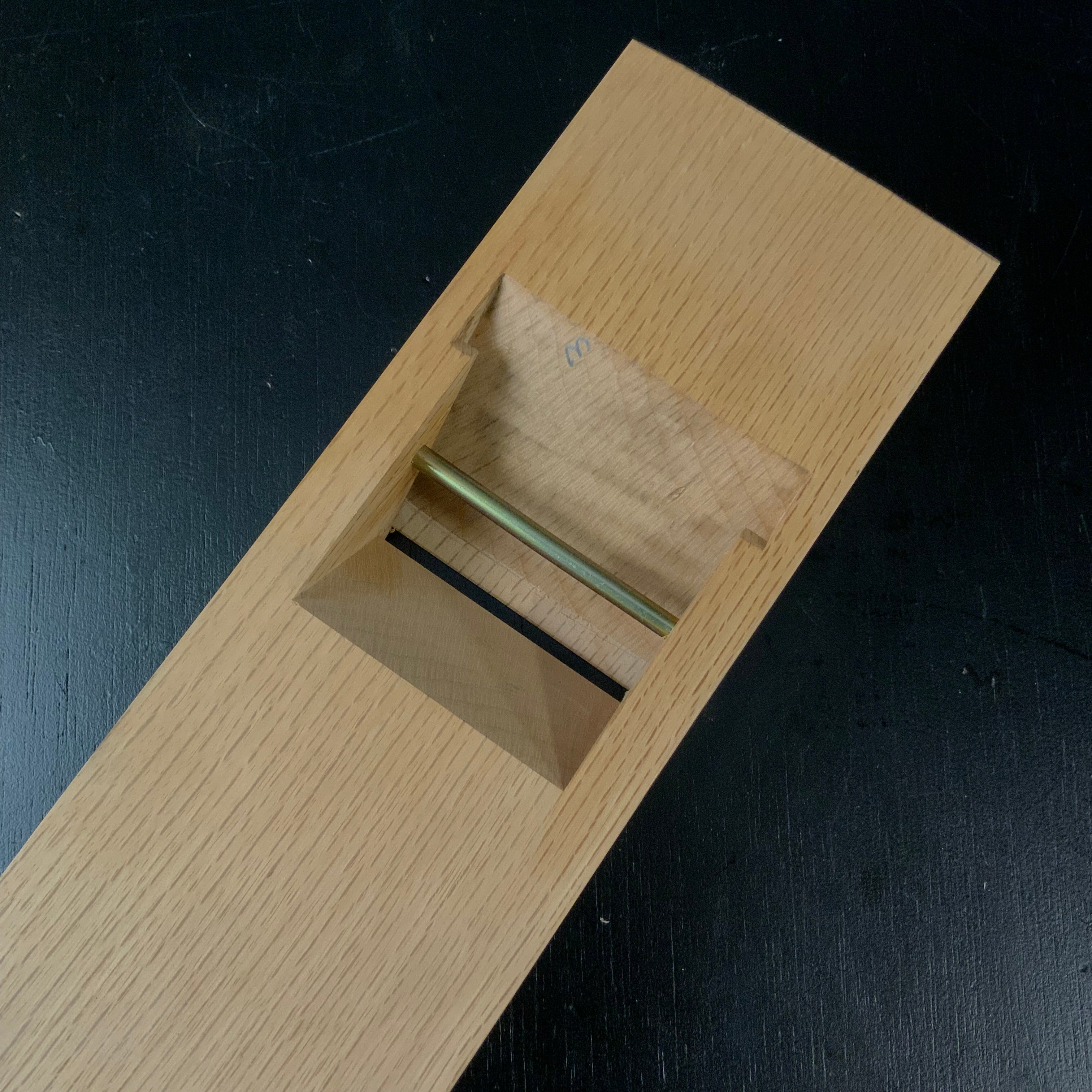 Old stock Gotaisan Smoothing Plane (Kanna) by Funahiro 掘出し物 舟弘作 仕上げ鉋 五台山 70mm