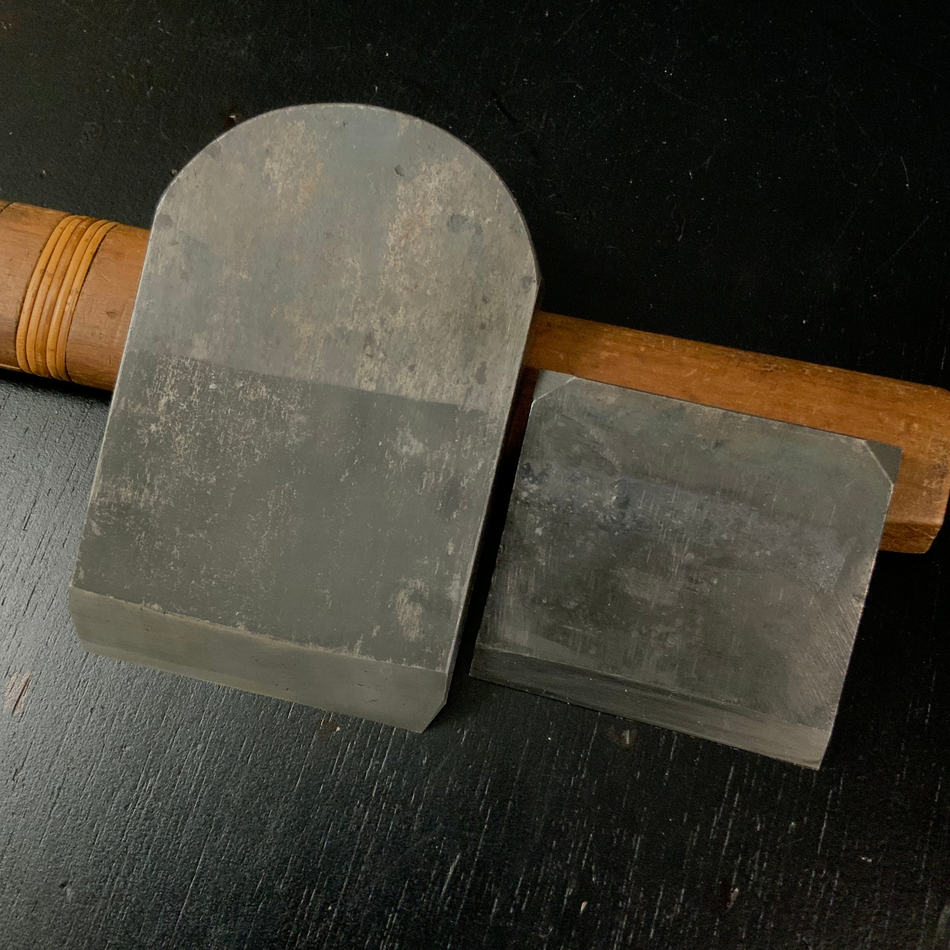 Old stock #3 Migaki Yabane Smoothing Plane (Kanna) by Ishido Master 石堂輝秀作 ミガキ矢羽根 70mm 小吉屋台入