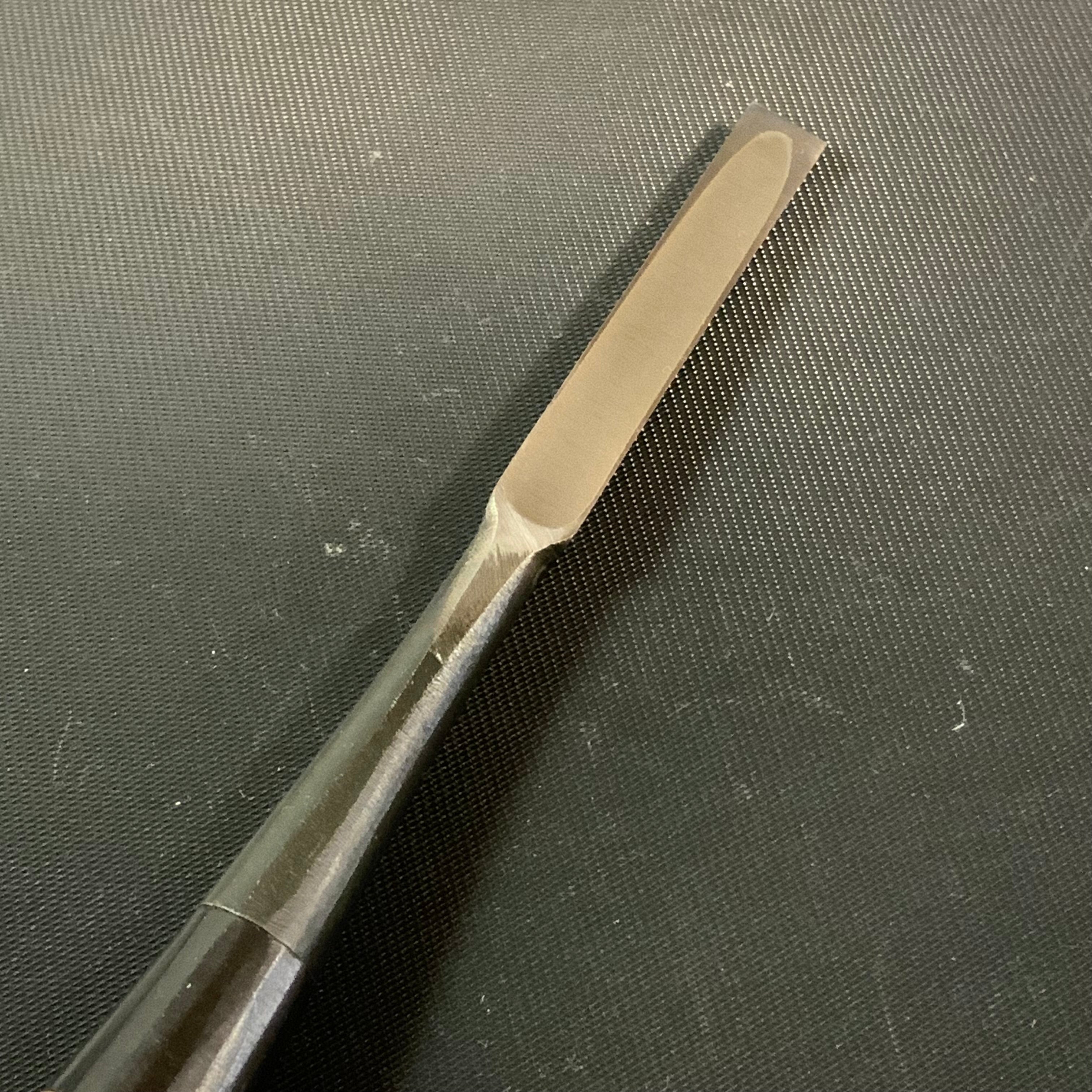 Tasai Bench chisels (Shinogi Oirenomi) with blue steel 田斎作 黒仕上 鎬追入鑿