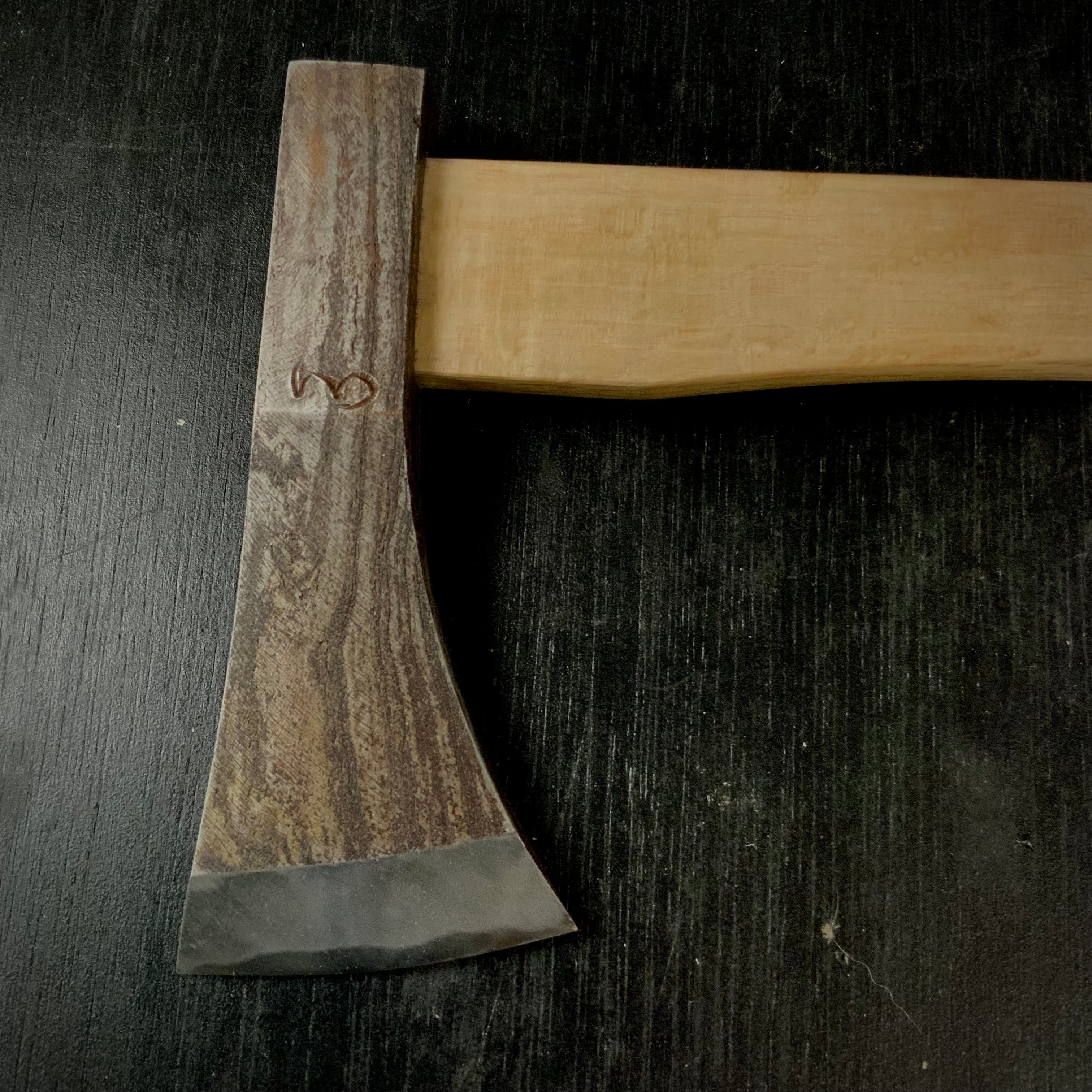 『ERLI』 Sozen Japanese Carpenter's Axe 『而立』 素全作 小型鉞 木割り斧 Masakari
