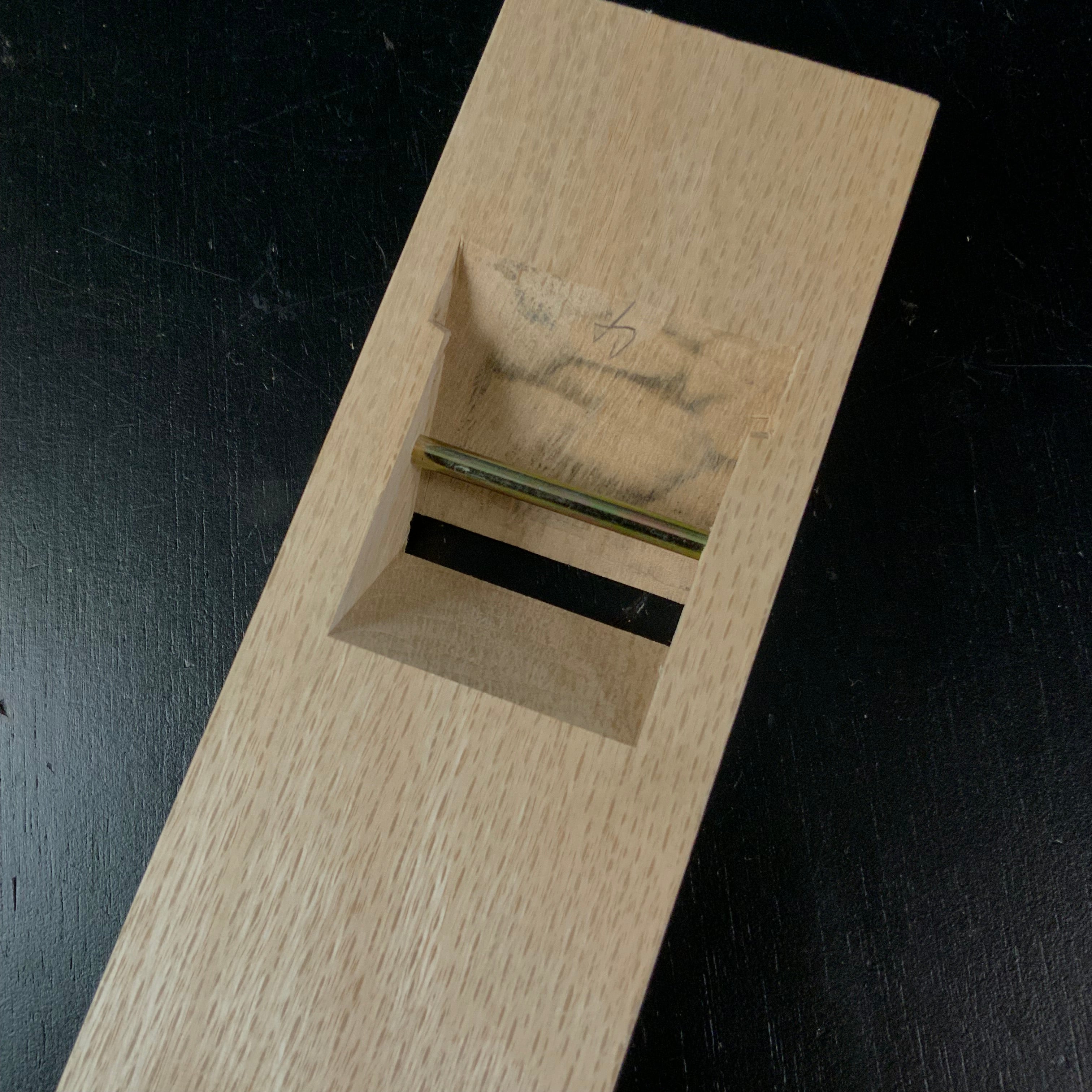 Smoothing Plane (Kanna) hiroshige with Blue steel 廣重 仕上げ鉋 54mm