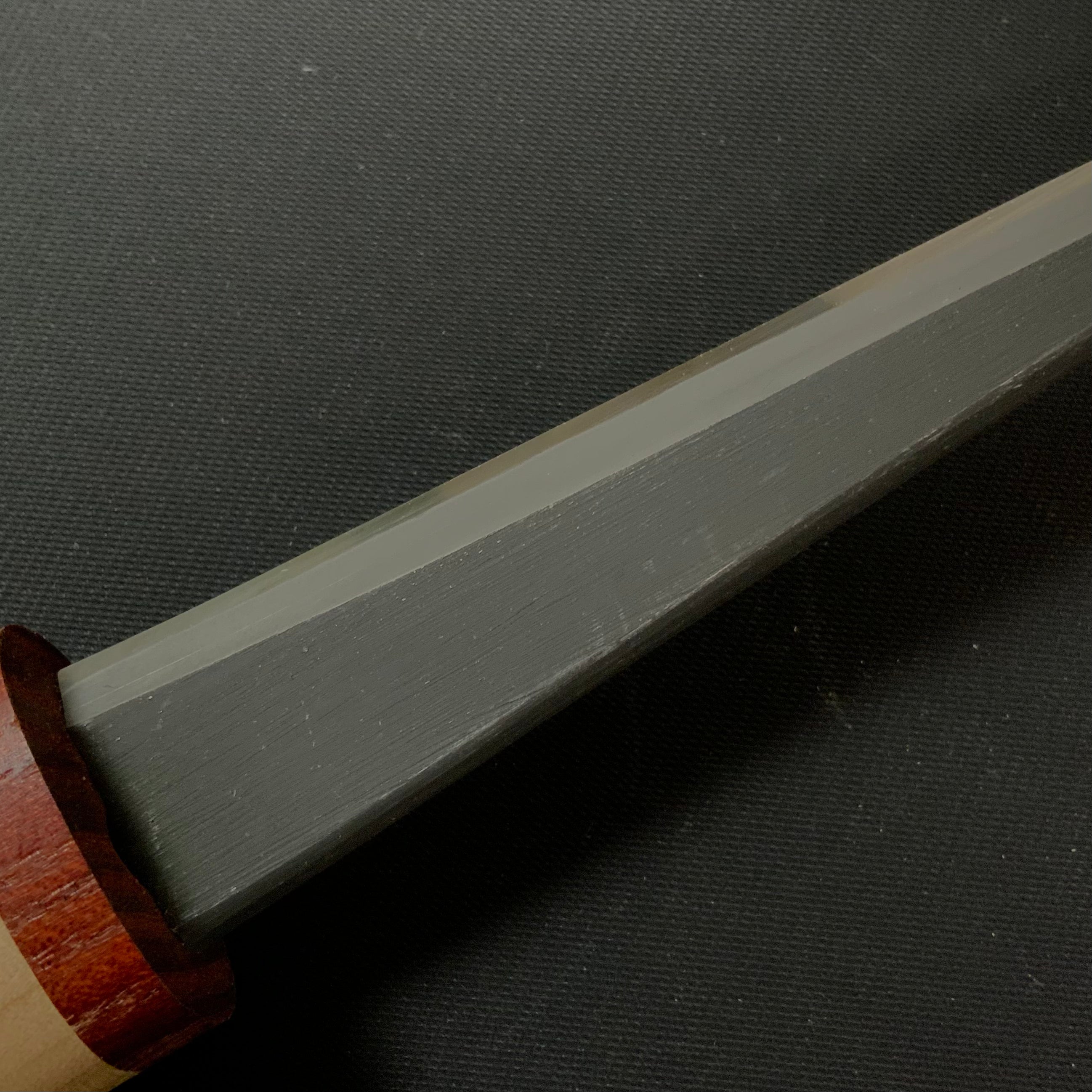 Old stock Sakamitsu 1st generation Kuri Kokatana Left (Carving knife) with white steel 掘出し物 初代坂光作 繰小刀 左 130mm