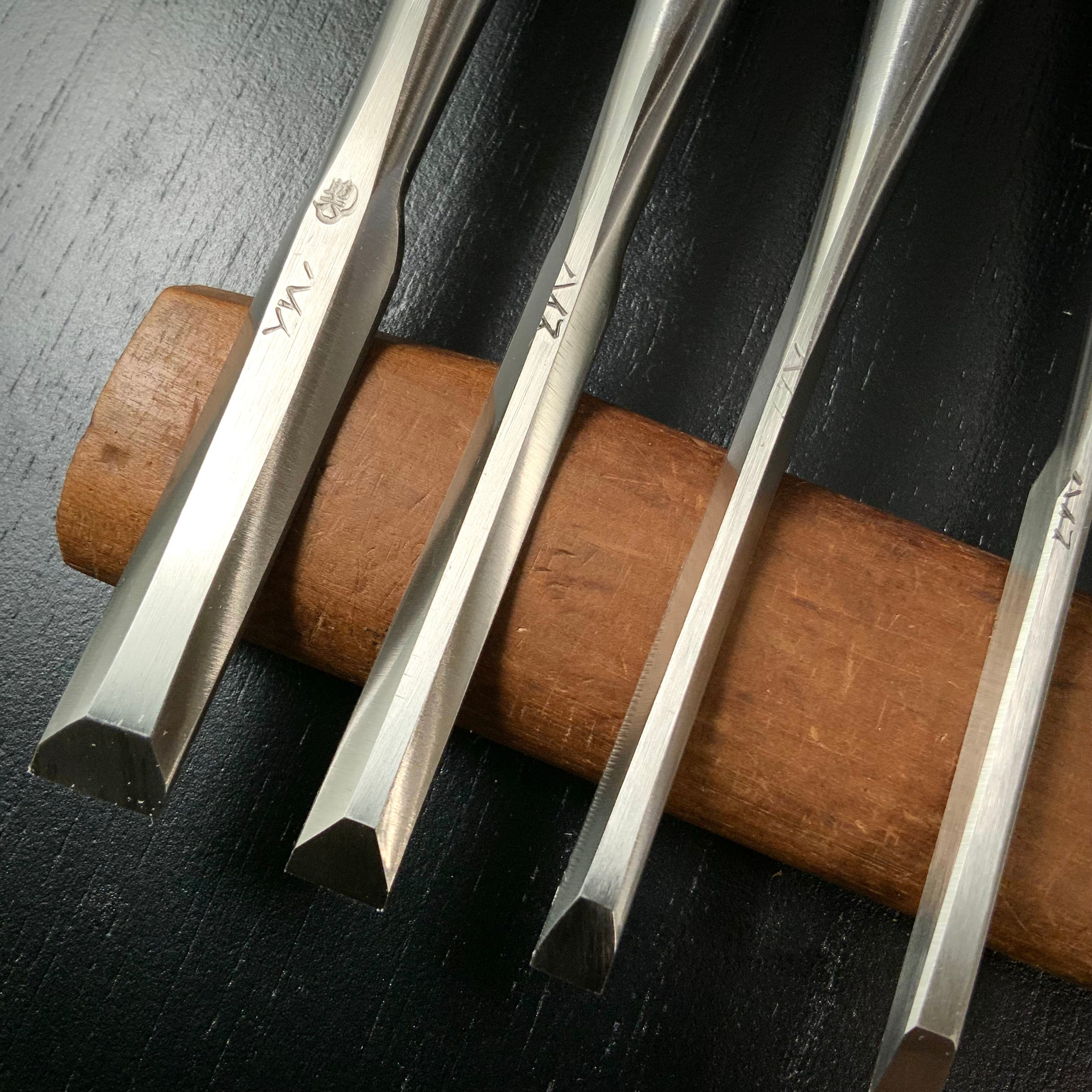Sukeroku Sukemaru 3th High-Speed Steel Bench chisels set 三代助丸 碓氷淑郎 ハイス鋼追入鑿 助六 15本組 Oirenomi