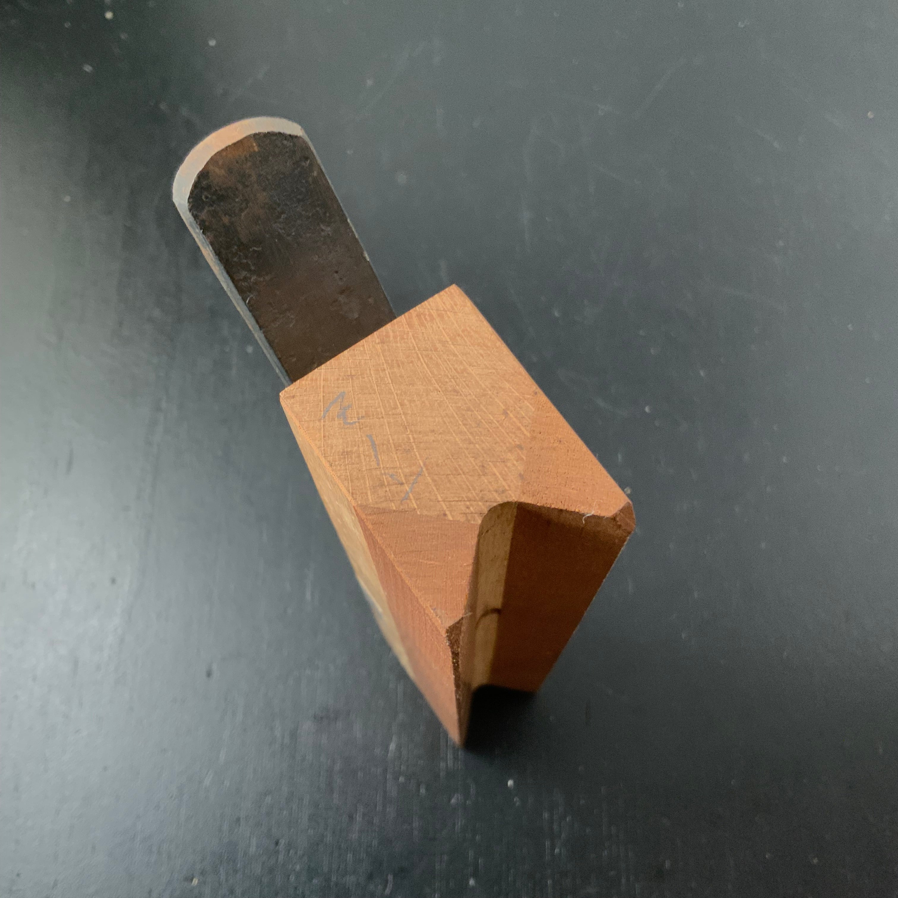 Old stock Traditional Chamfer Plane Bozumen 掘出し物 面取鉋 坊主面
