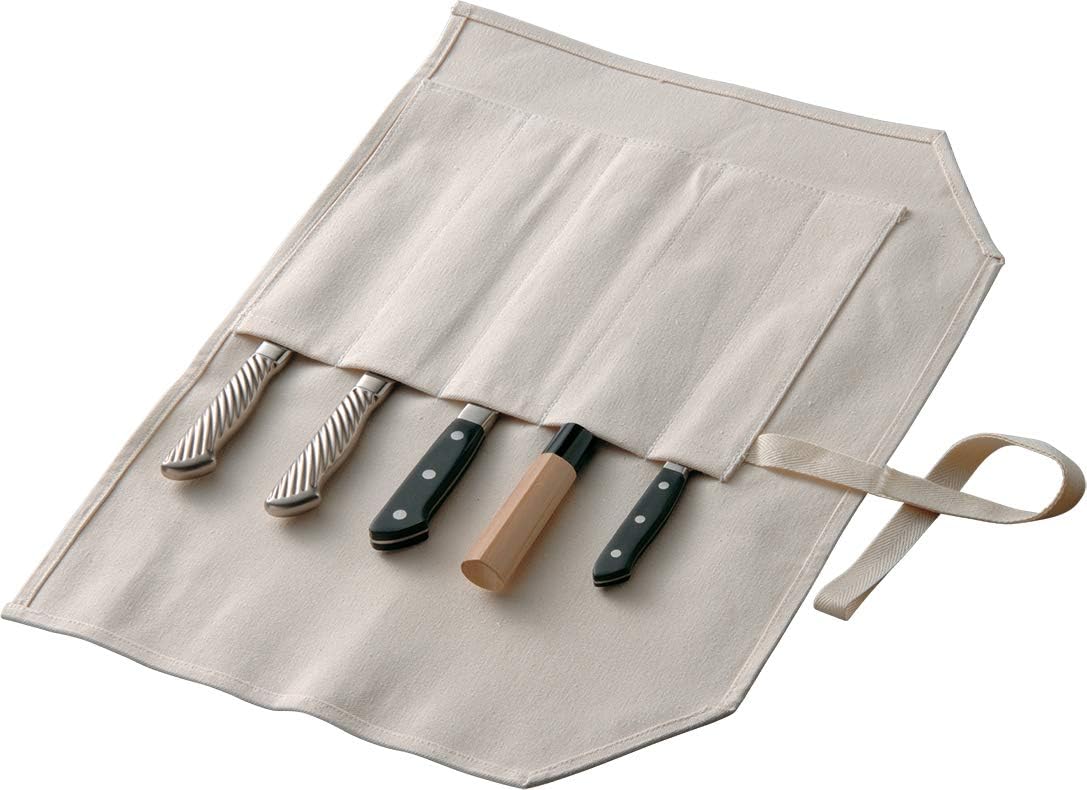 Tojiro Canvas Kitchen Knife Pocket bag 藤次郎 帆布ナイフポケット 日本製