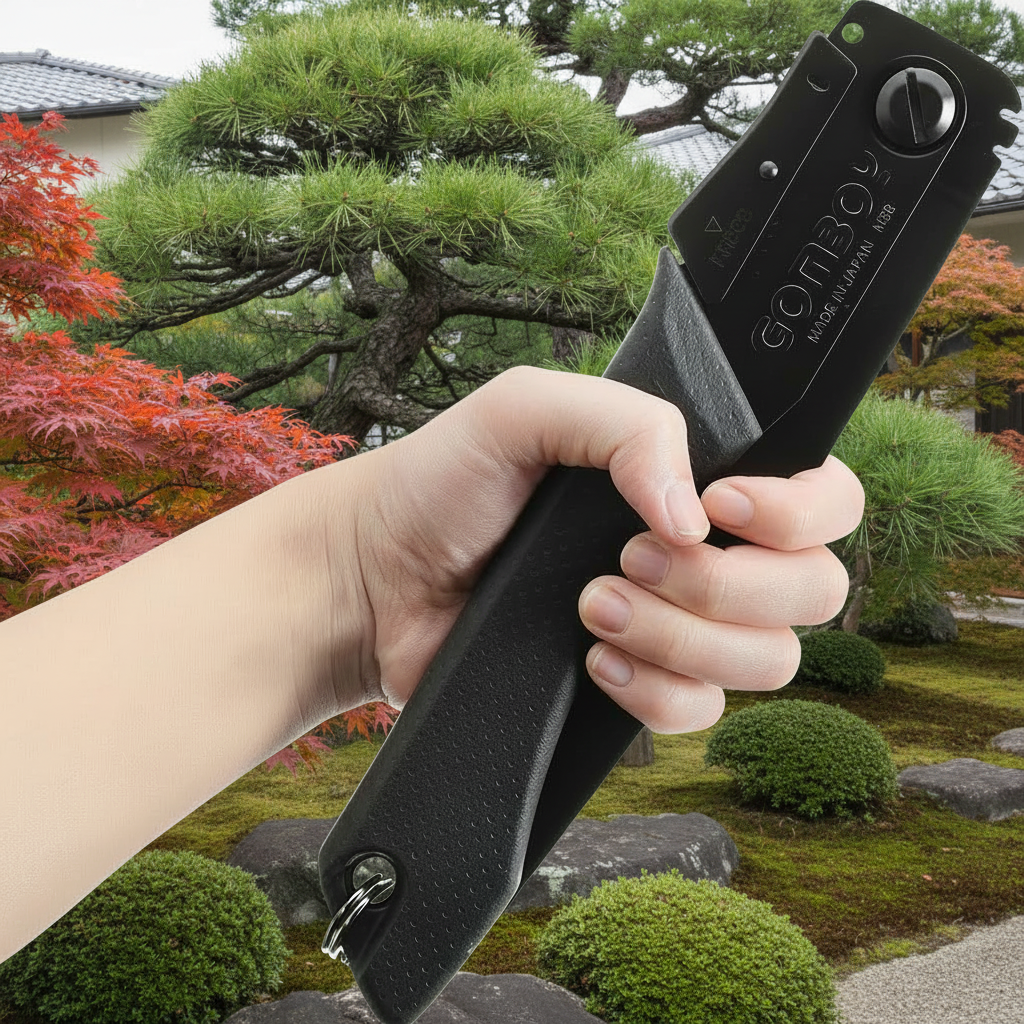 シルキー ゴムボーイブラック 万能目 Silky Gomboy Black Allopticales 210 Main unit and replacement blade