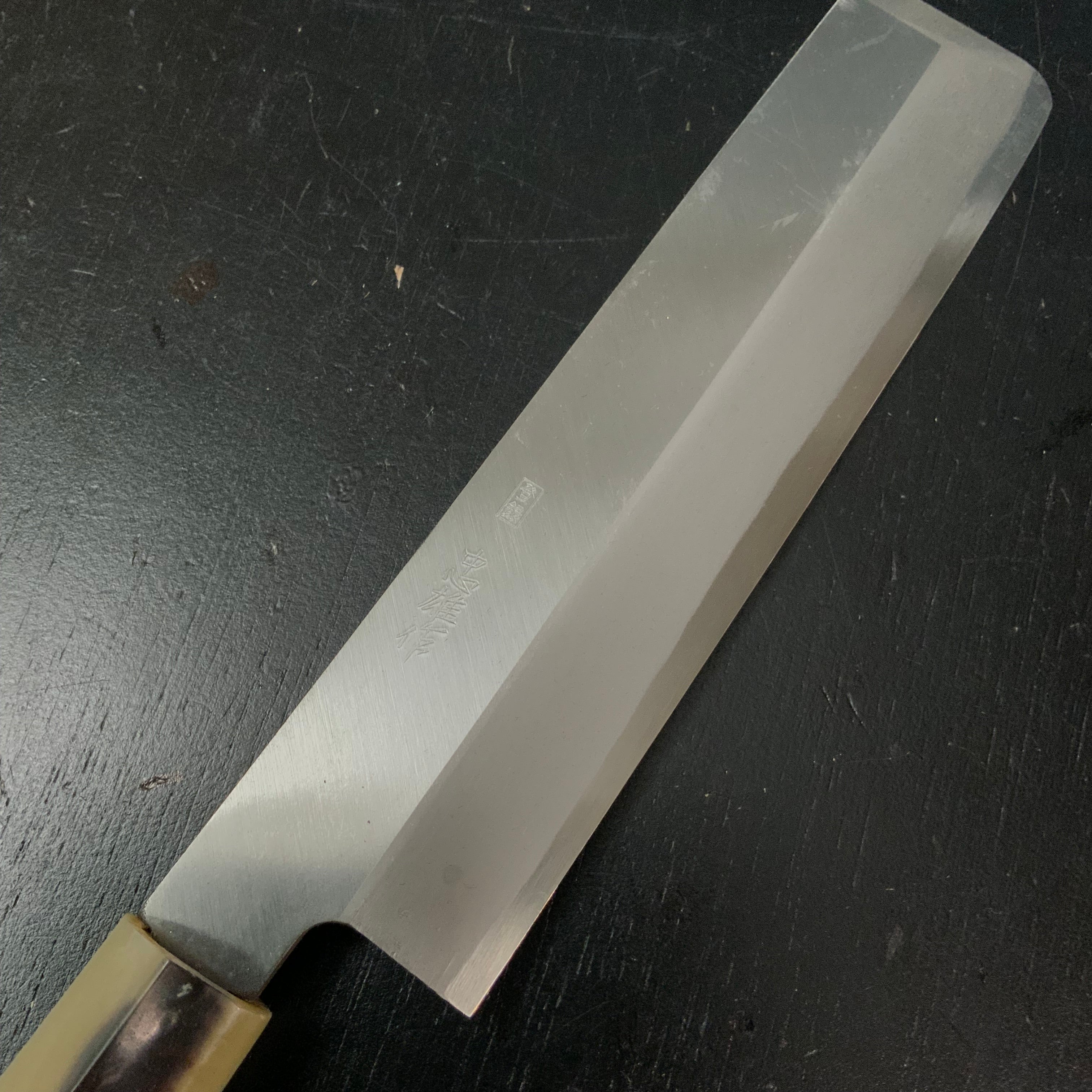 Tadao thin blade kitchen knife traditional Japanese style 忠雄 薄刃 和式庖丁 180mm