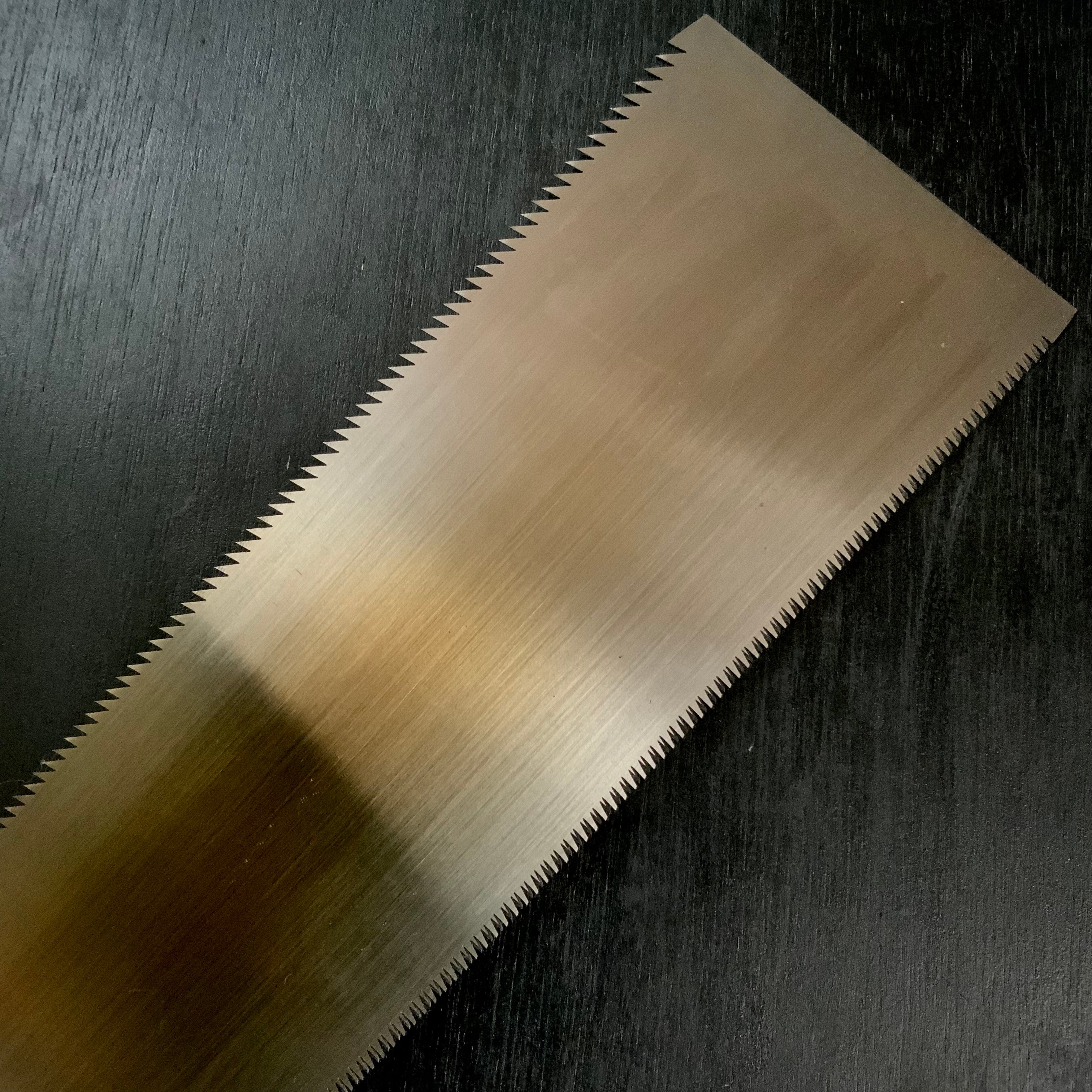 #R53 Double Edge Saw with Eddy Type Handles set by Kurashige 両刃鋸 248mm