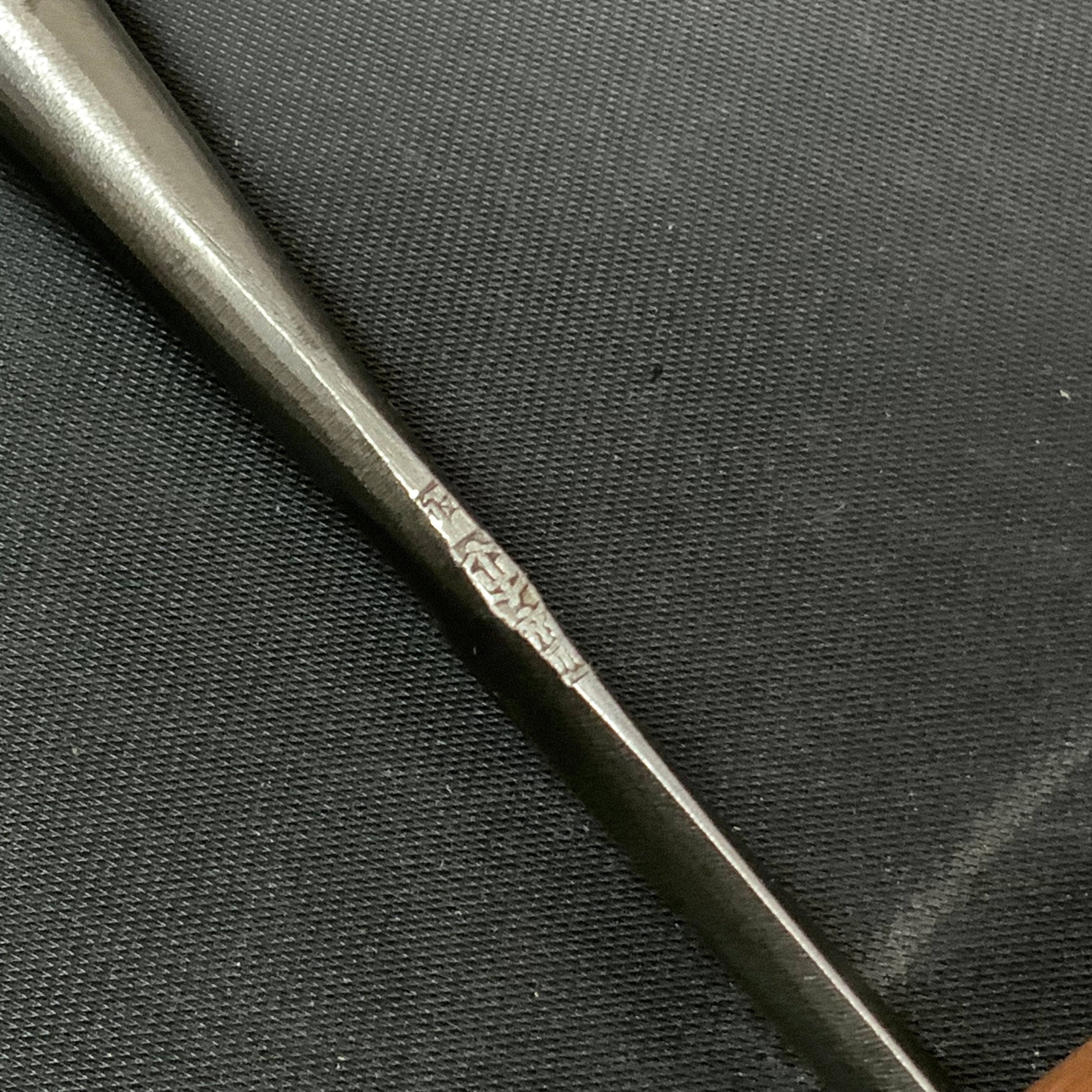 Tasai Dovetail Paring chisels (Oirenomi) with blue steel 掘出し物 田斎作 鎬追入鑿 6mm