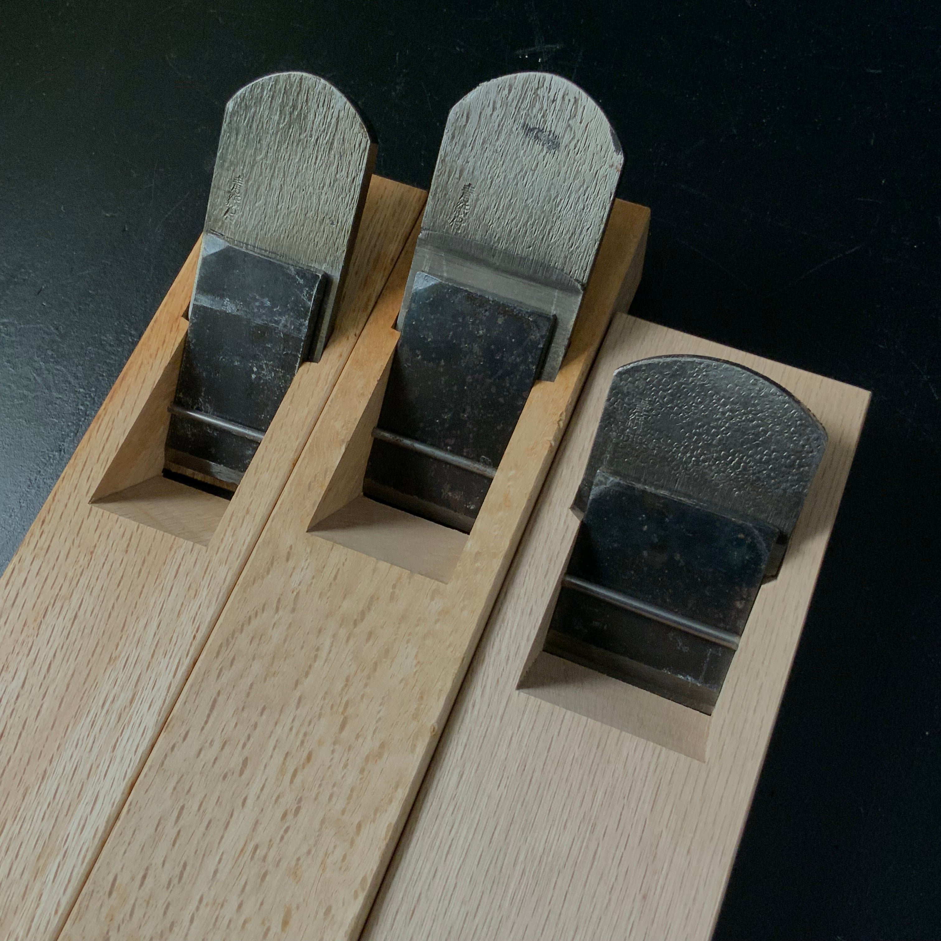 Old stock  Mini Flat Plane with Blue Steel  掘出し物 廣重 豆平鉋 青紙鋼 36mm/42mm/48mm