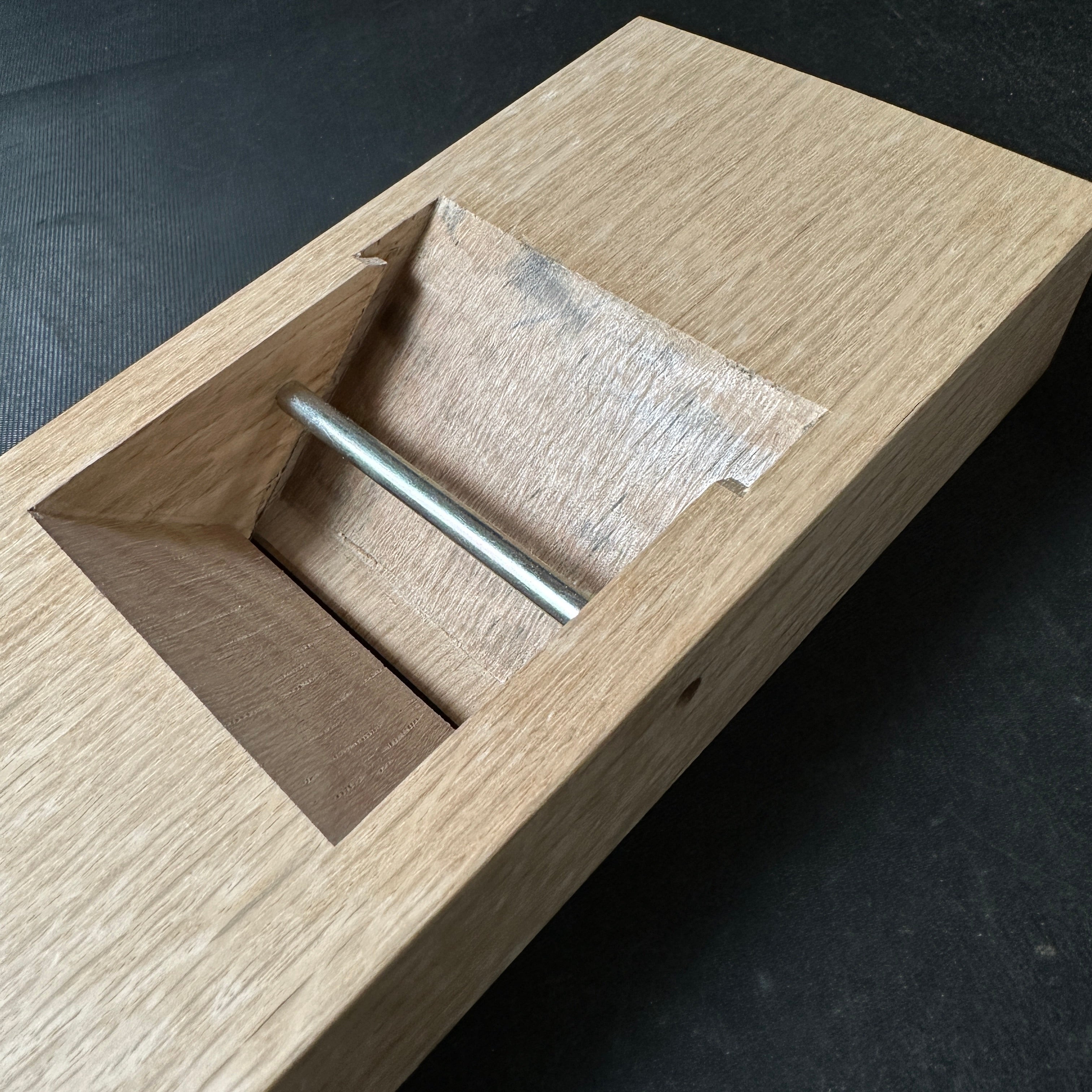 Old stock #2 Kanju Smoothing Plane by Chiyotsuru Nobukuni 掘出し物 三代目千代鶴作 寬寿 仕上げ鉋 70mm No.43461