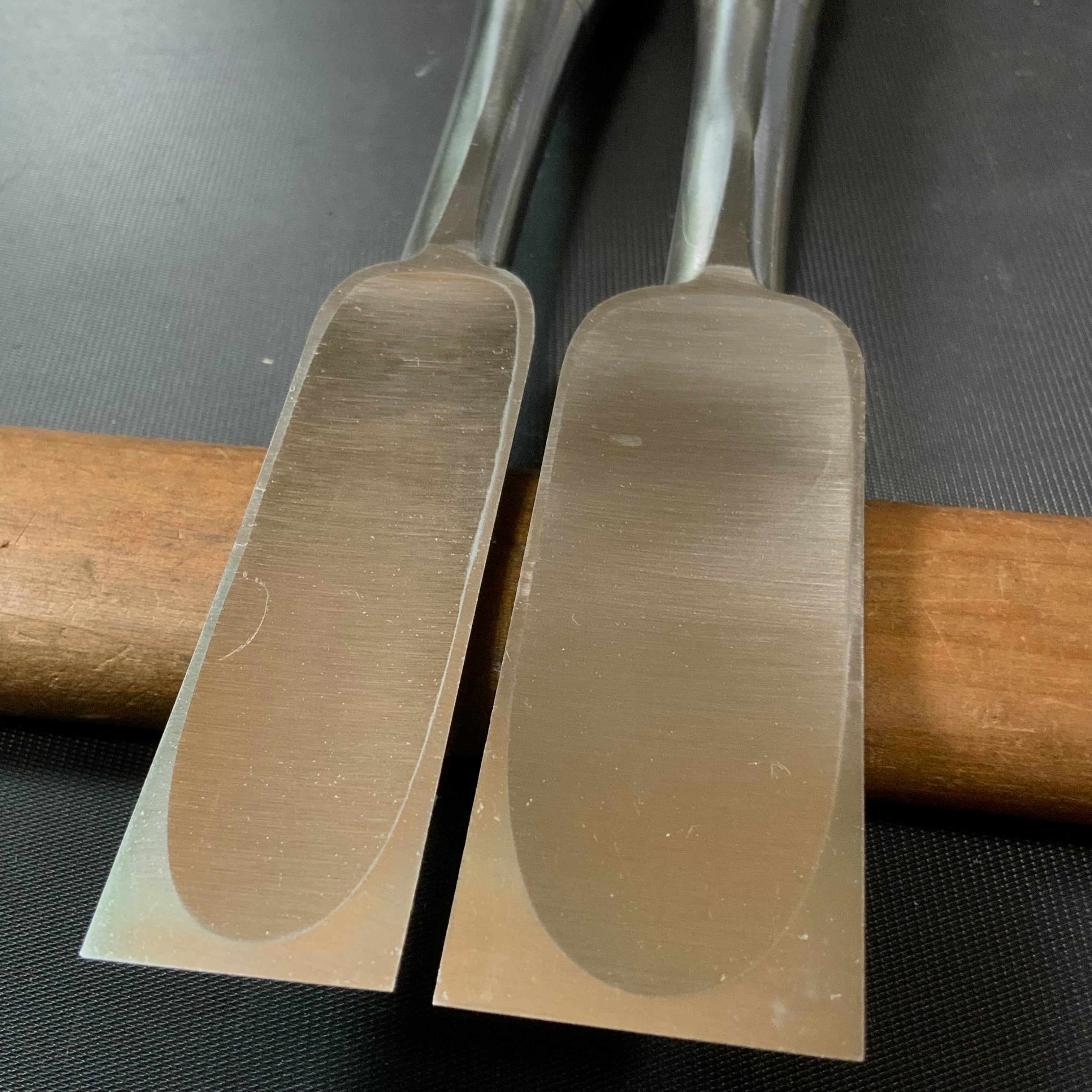 Sukemaru 4th High-Speed Steel Shorter Timber Chisels by Usui Yoshio 四代助丸 碓氷淑郎 ハイス中叩き鑿 Chu-Tatakinomi