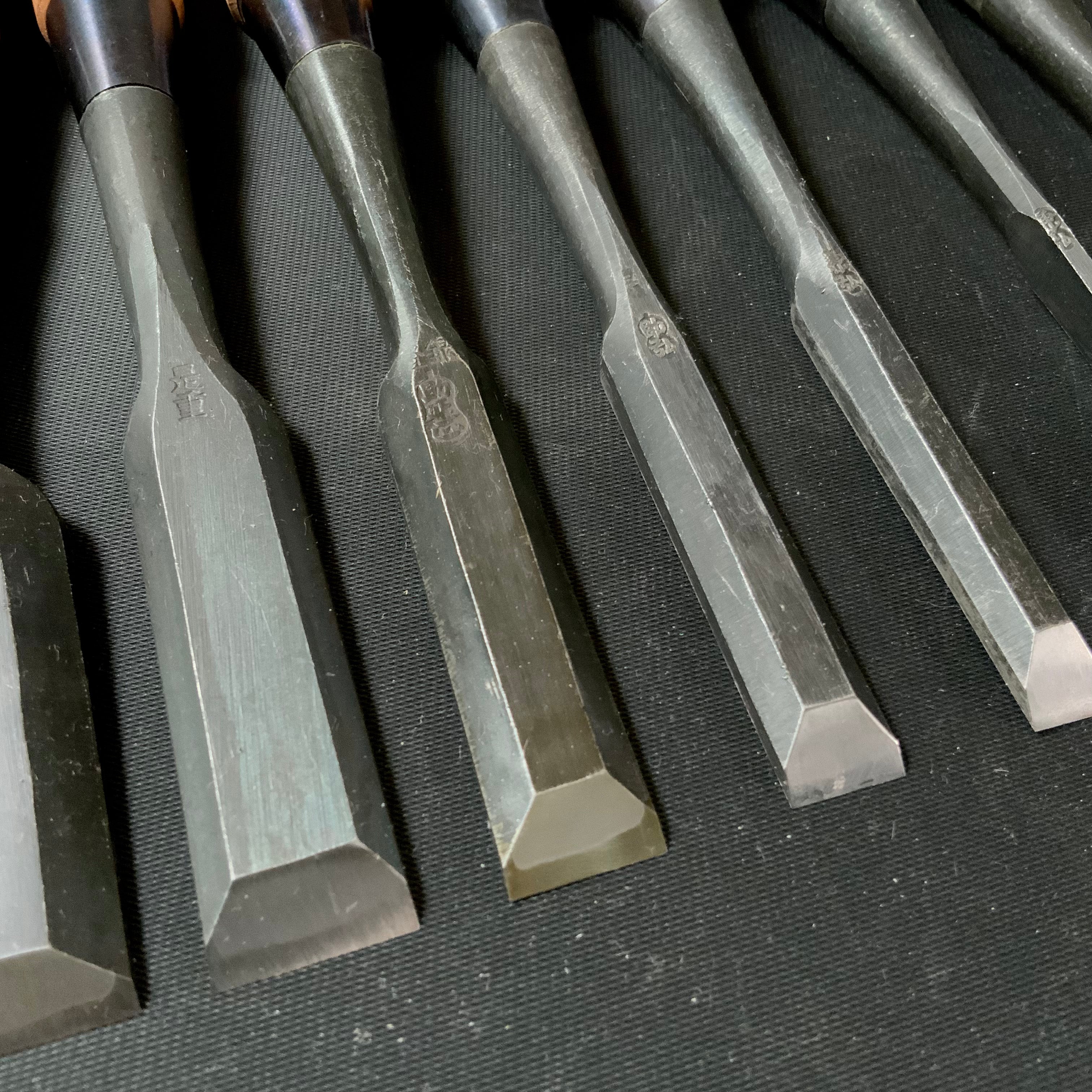 #M146 Mixed set for beginner Bench chisels set バラ鑿合わせ 初心者におすすめ 追入組鑿