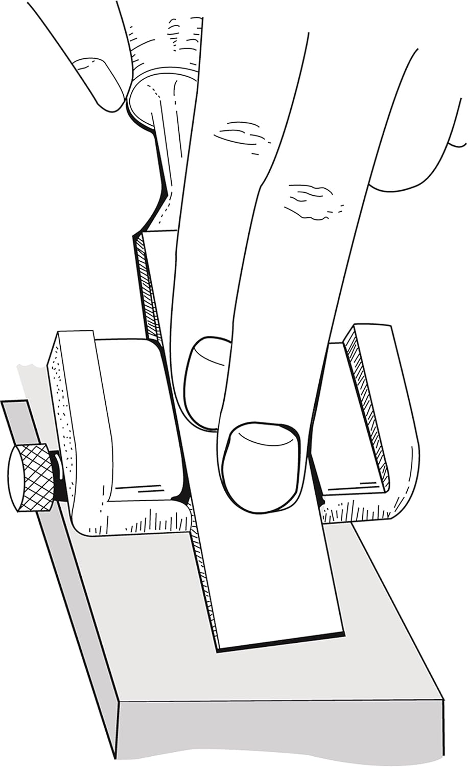 Strong Tool Chisel & Knife Chisel Blade Chisel Sharpener Sharpening Guide Silver ストロングツール カンナ刃 ノミ研ギ器 シャープニング ガイド シルバー