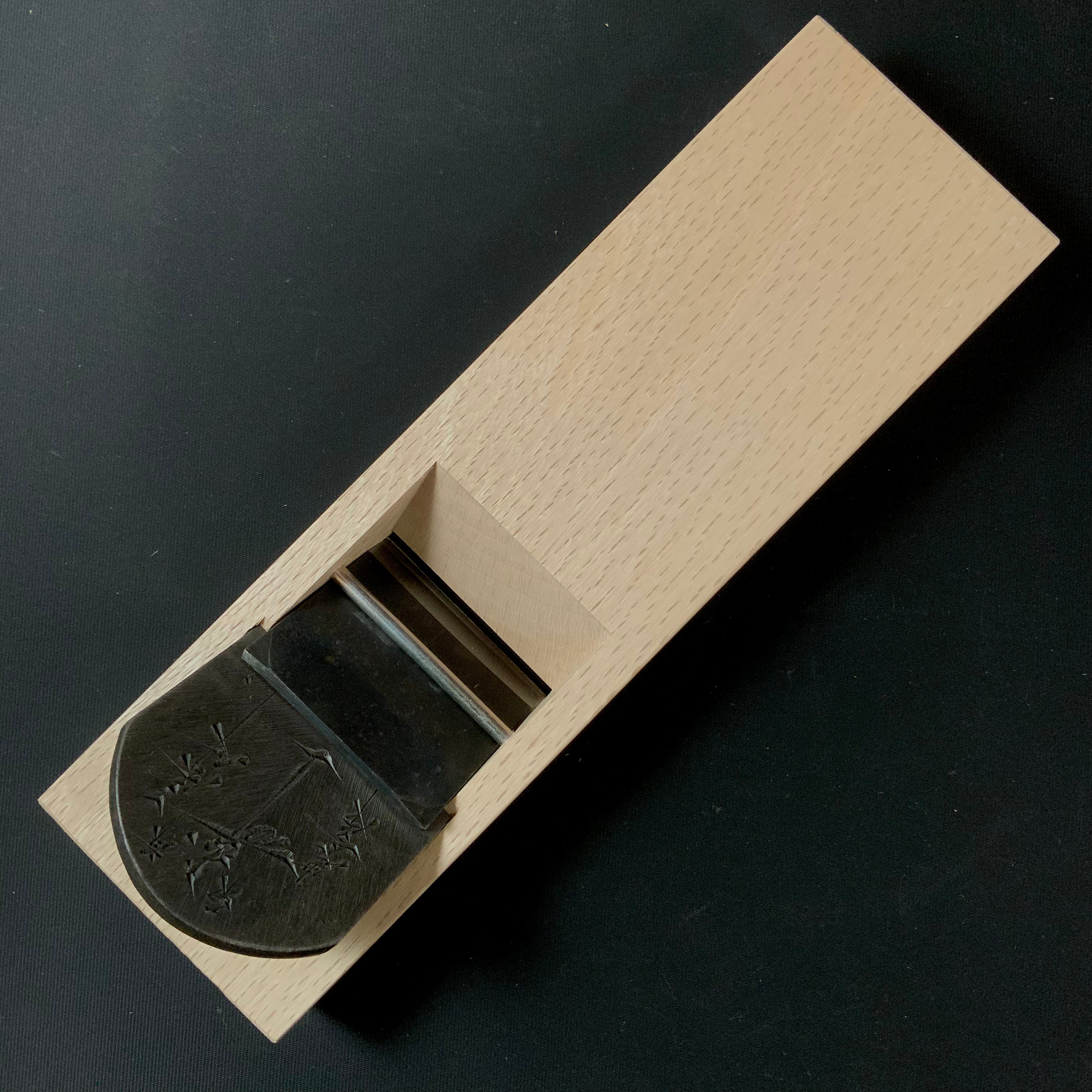 Old Stock Juichi Smoothing Plane(Kanna) by Usuikengo 掘り出し物 碓氷健吾作 寿一 仕上げ鉋 70mm