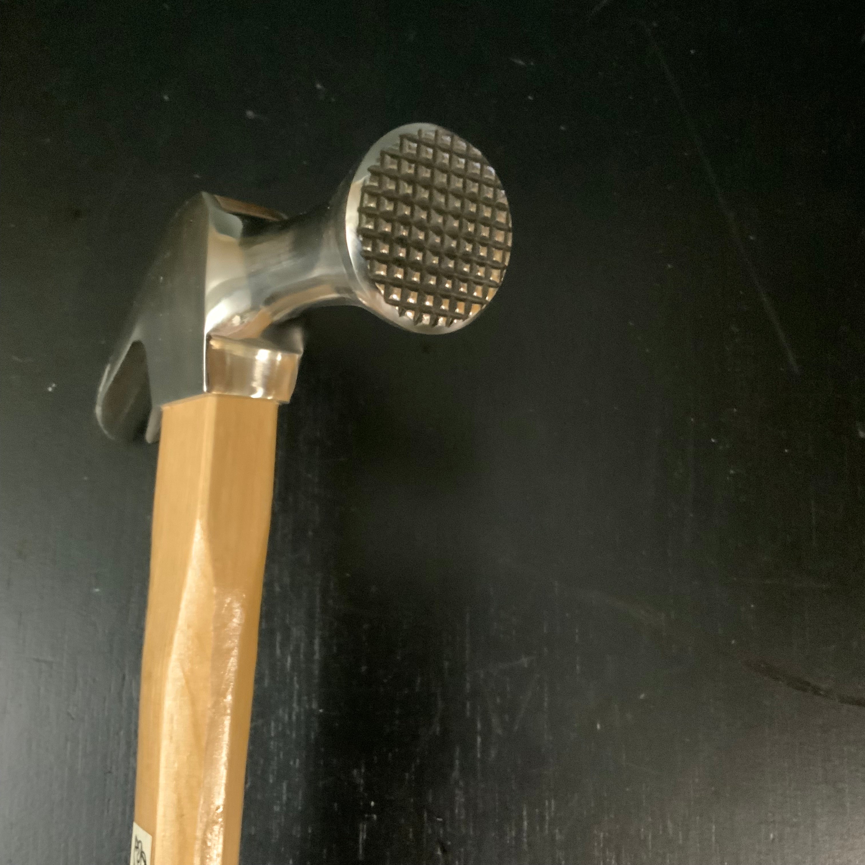 Old stock Dogyu Erupane Kariwaku Stainless steel Hammers 掘出し物 土牛 ステンレスエルパネ 仮枠ハンマー 滑り止め付