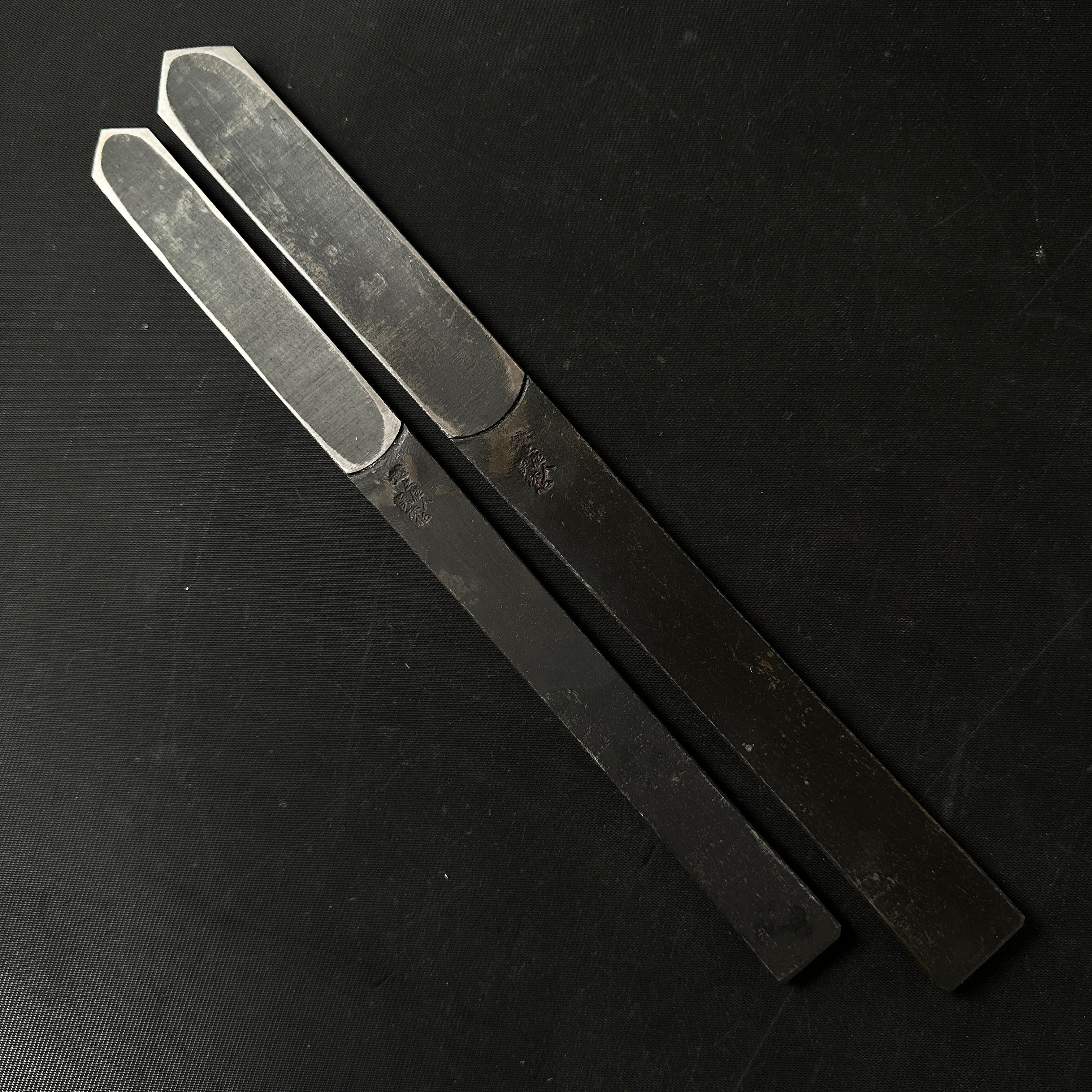 Sekirin Kensaki Knives by Seikichi Sekikawa Blue Steel 関川誠吉作 剣先 19.5mm / 24mm