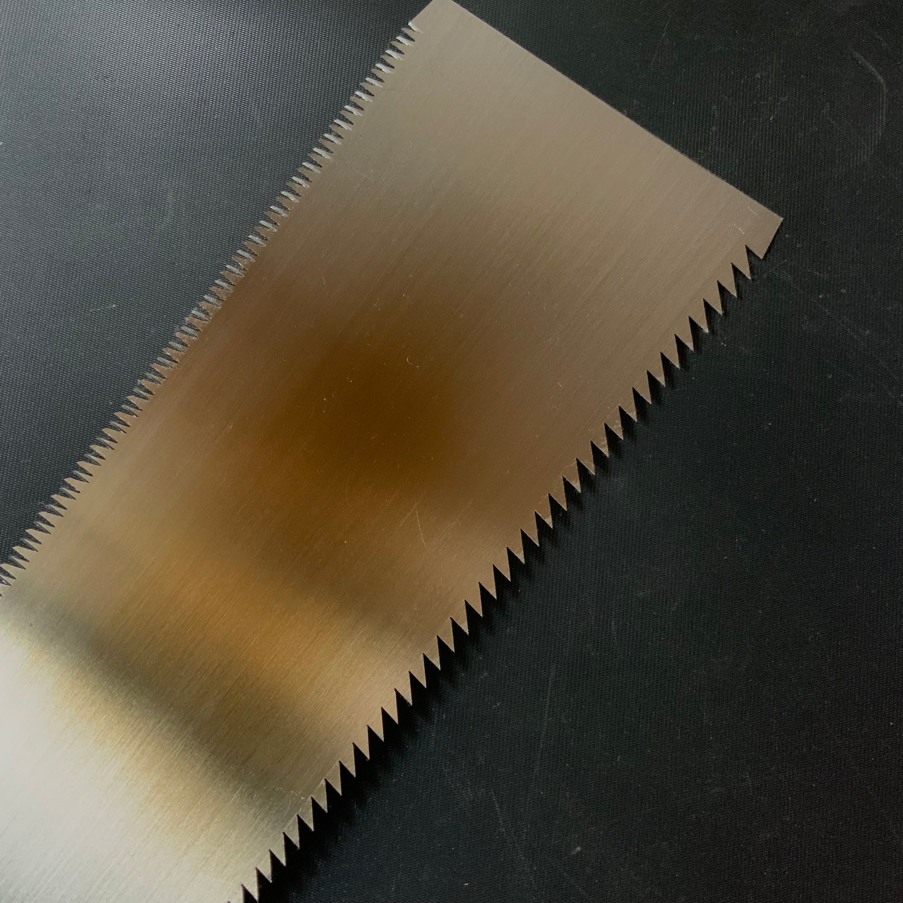 #R49 Ready to use! Old stock Double Edge Saw with Eddy Type Handles set by Kurashige 直ぐ使い 倉重栄助 目立 渦巻き柄 両刃鋸 270mm