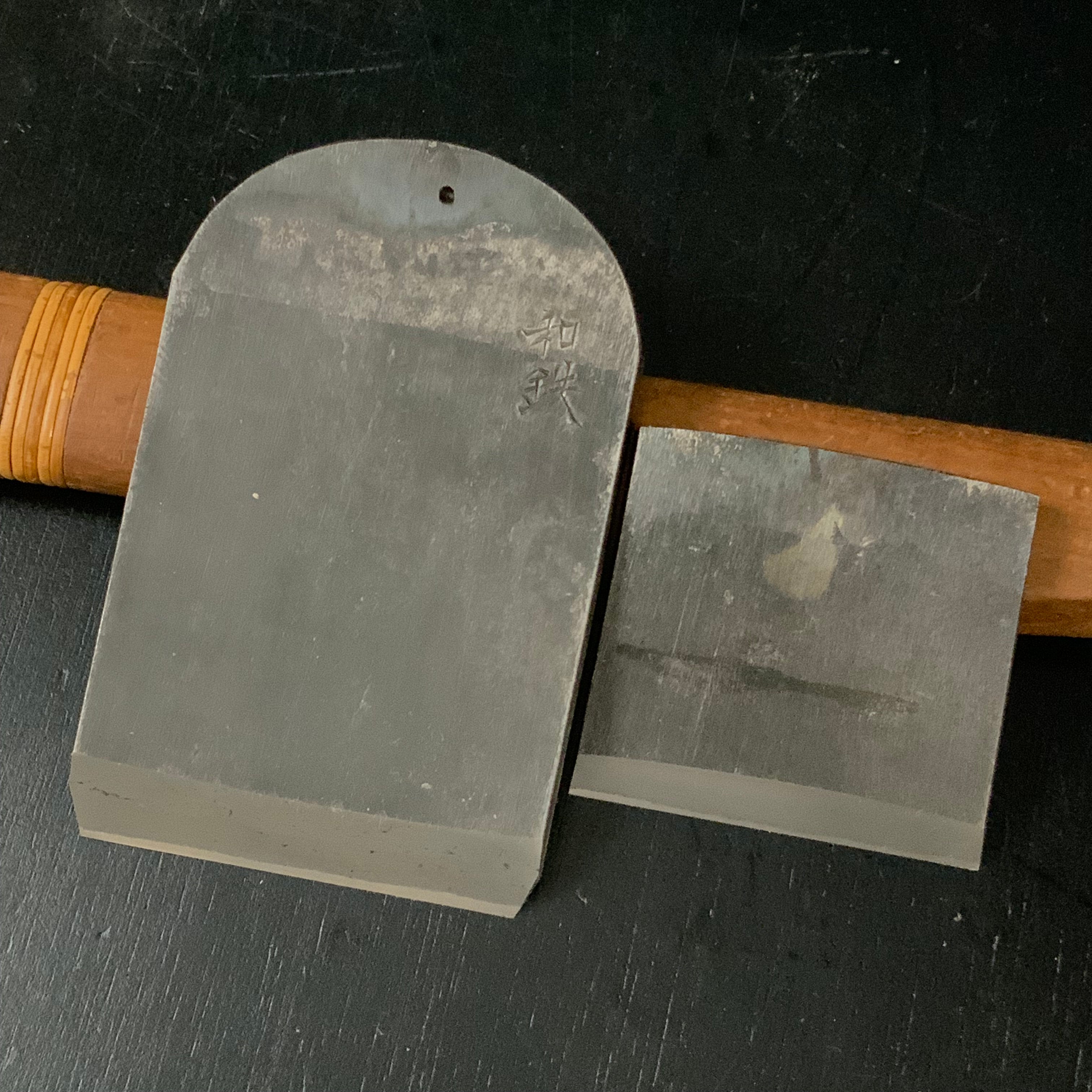 Old stock Gotaisan Smoothing Plane (Kanna) by Funahiro 掘出し物 舟弘作 仕上げ鉋 五台山 70mm