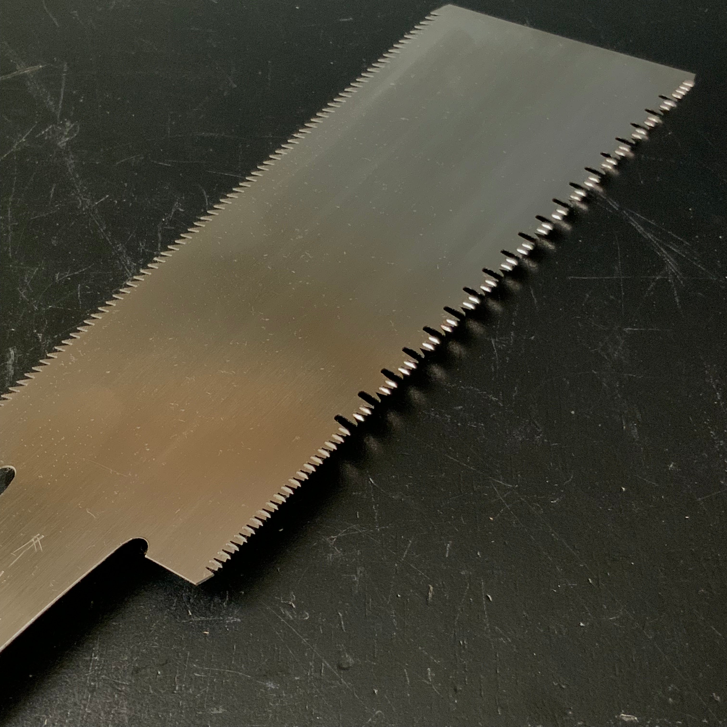 #205 Nagakatsu Double Edge Saw Eddy Type Handles set by Kurashige For Hard Wood 長勝鋸 渦巻き柄 両刃鋸 220mm