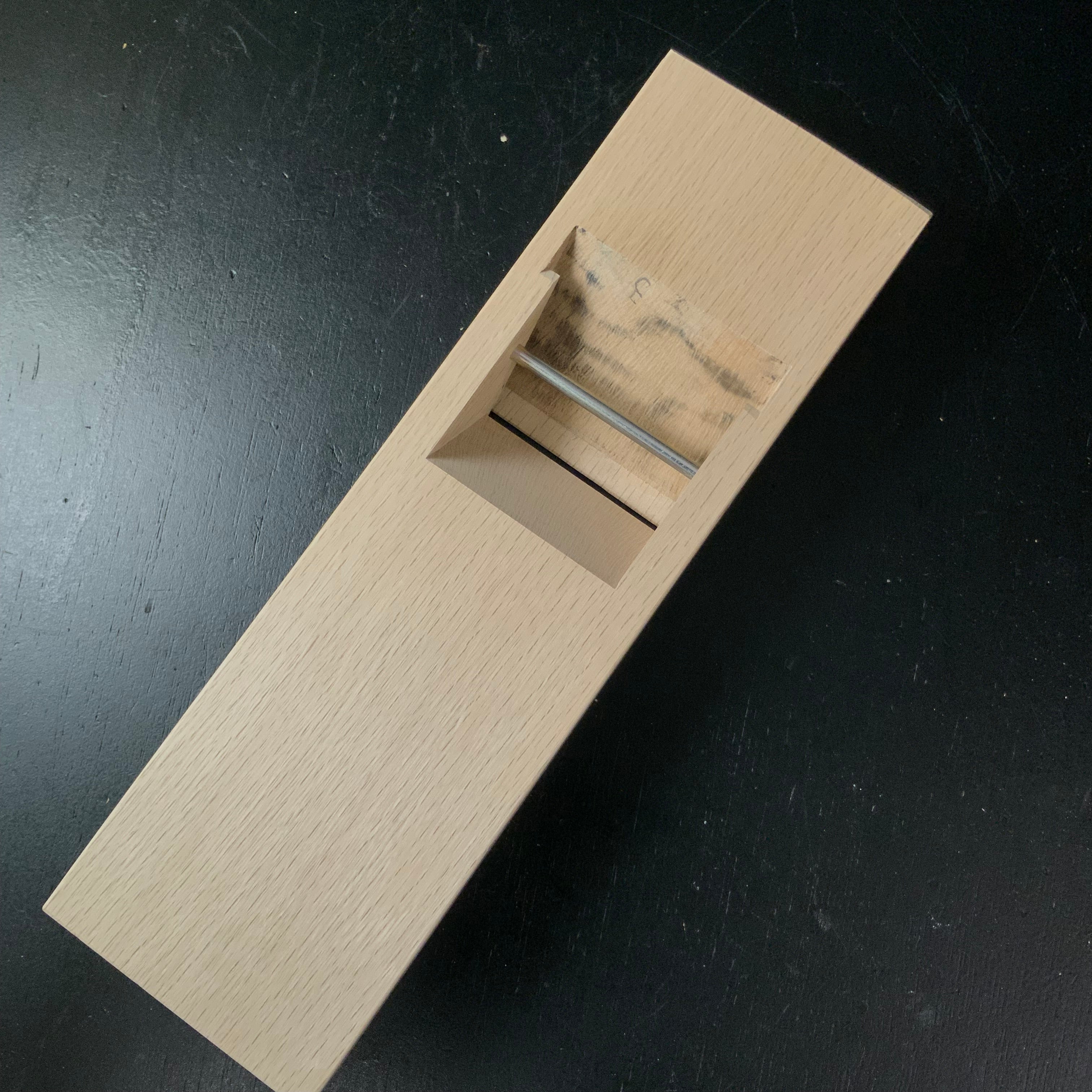 Old stock #5 Muso Smoothing Plane (Kanna) by Ishido Master 掘出し物 無双 石堂輝秀作 仕上げ鉋 70mm