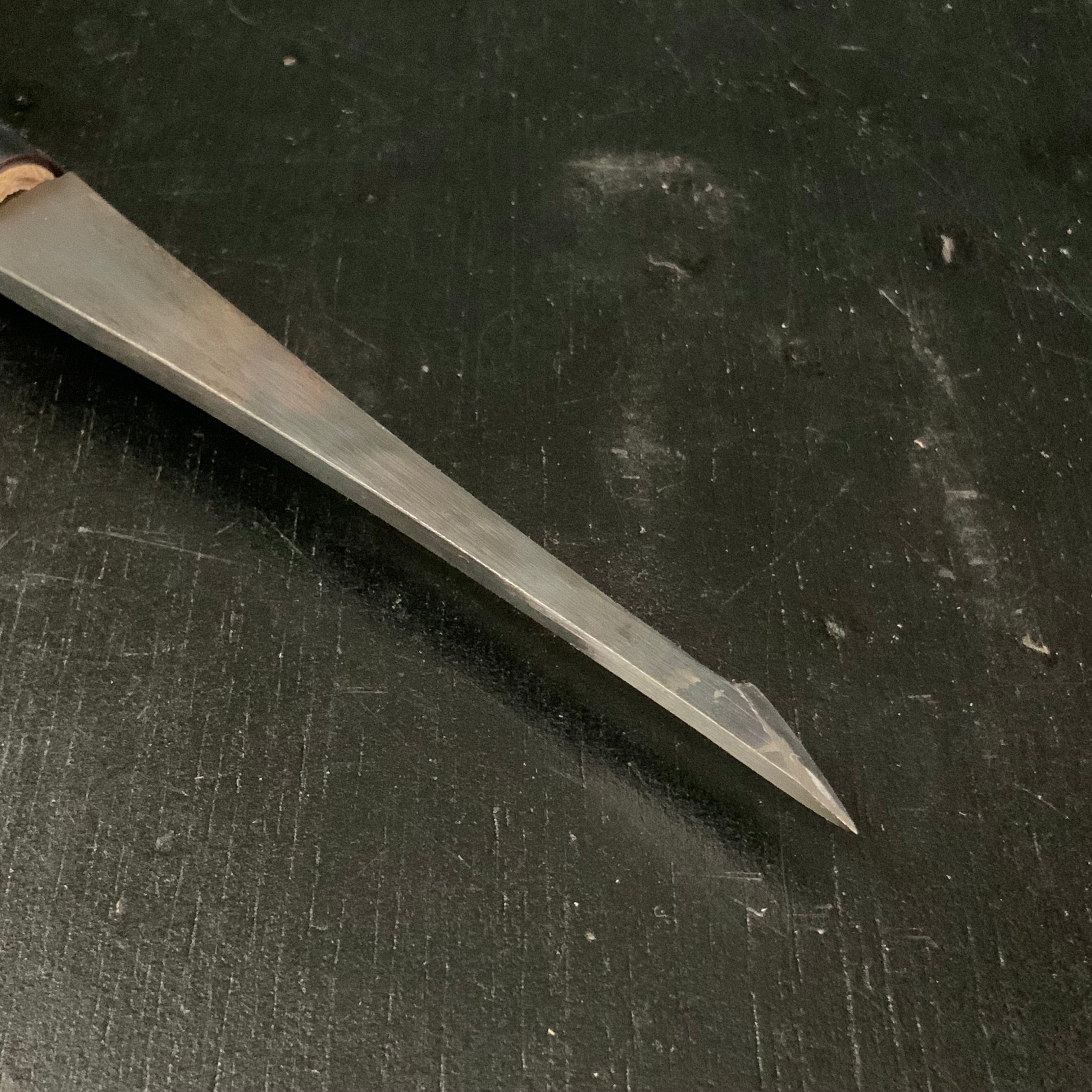 kamanomi chisel Japanses White oak handle / 鎌鑿 樫白樫柄