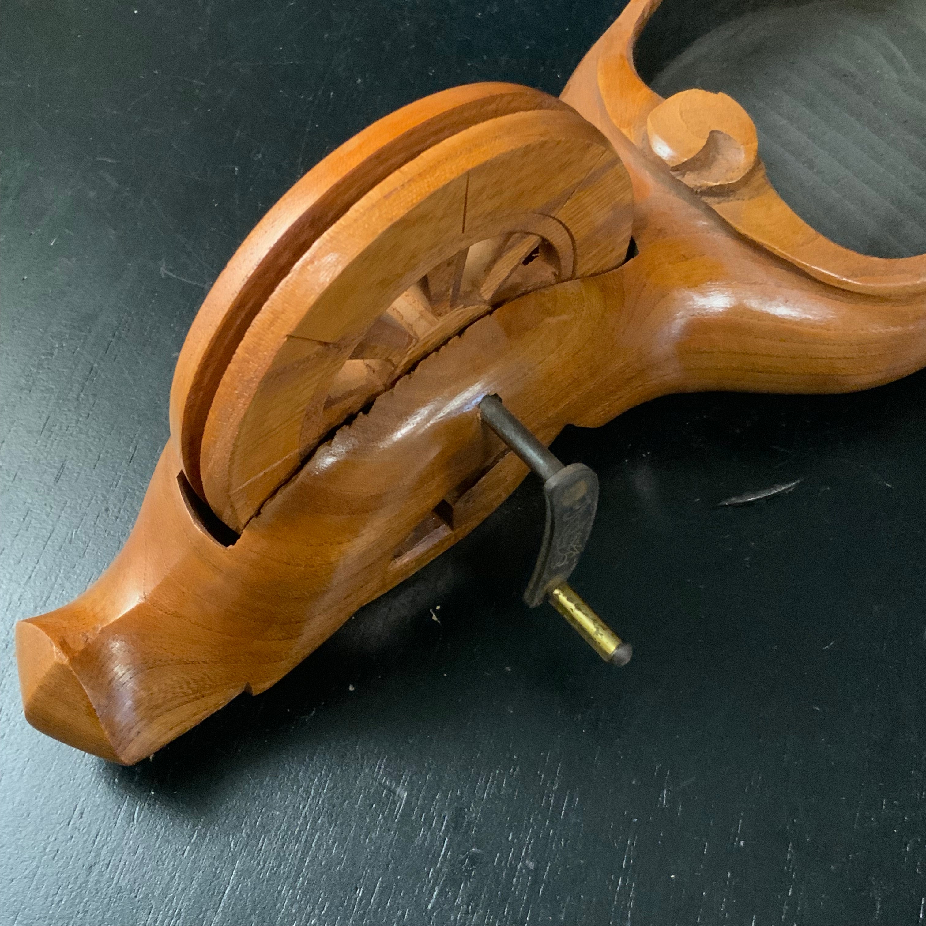 #ST57 Japanese Carpenter Ink Pot Traditional Measuring Tools Sumitsubo by Tsubogen 坪源作 墨壺 255mm