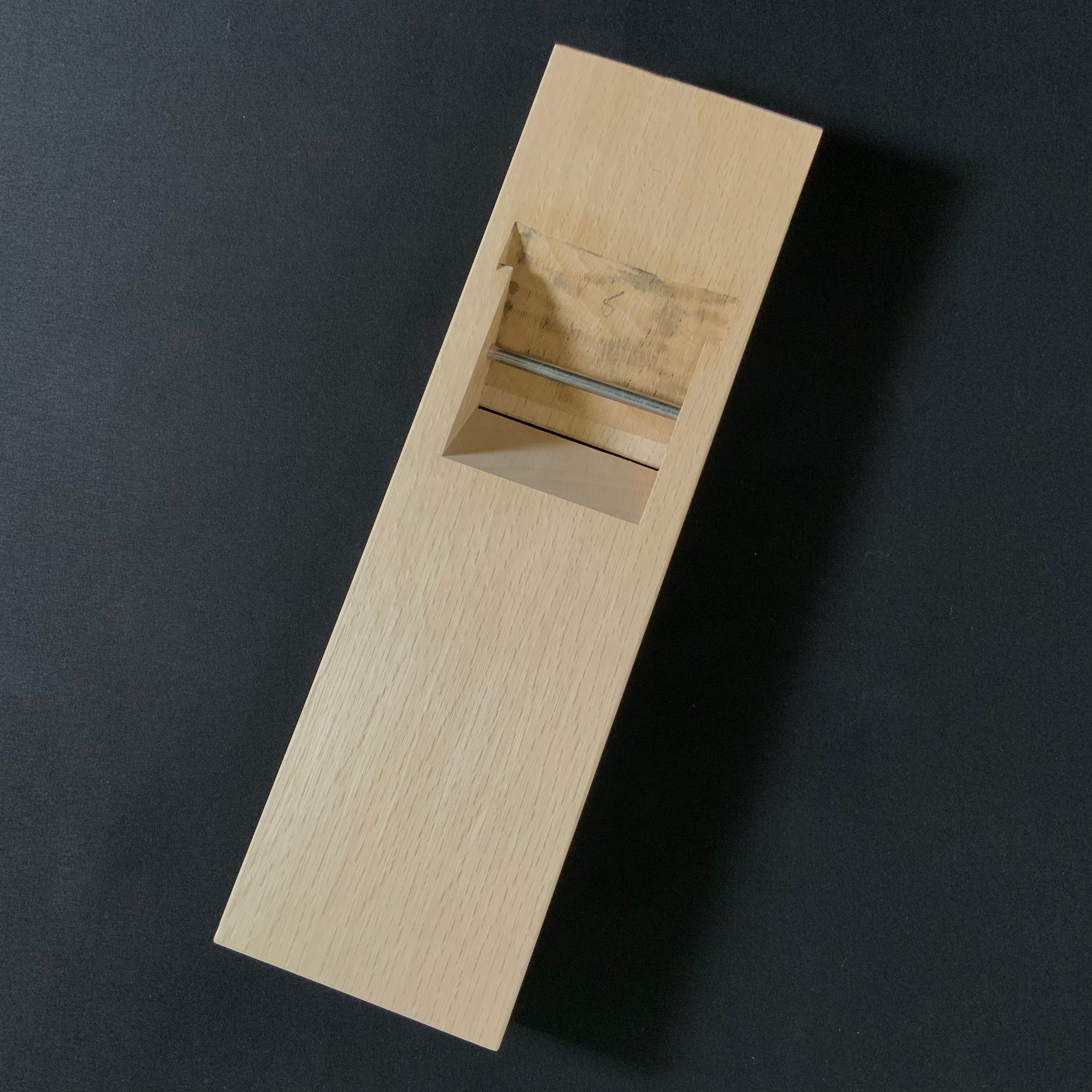 Old stock Muso Smoothing Plane (Kanna) by Ishido Master 掘出し物 無双 石堂輝秀作 仕上げ鉋 少々サビアリ 70mm