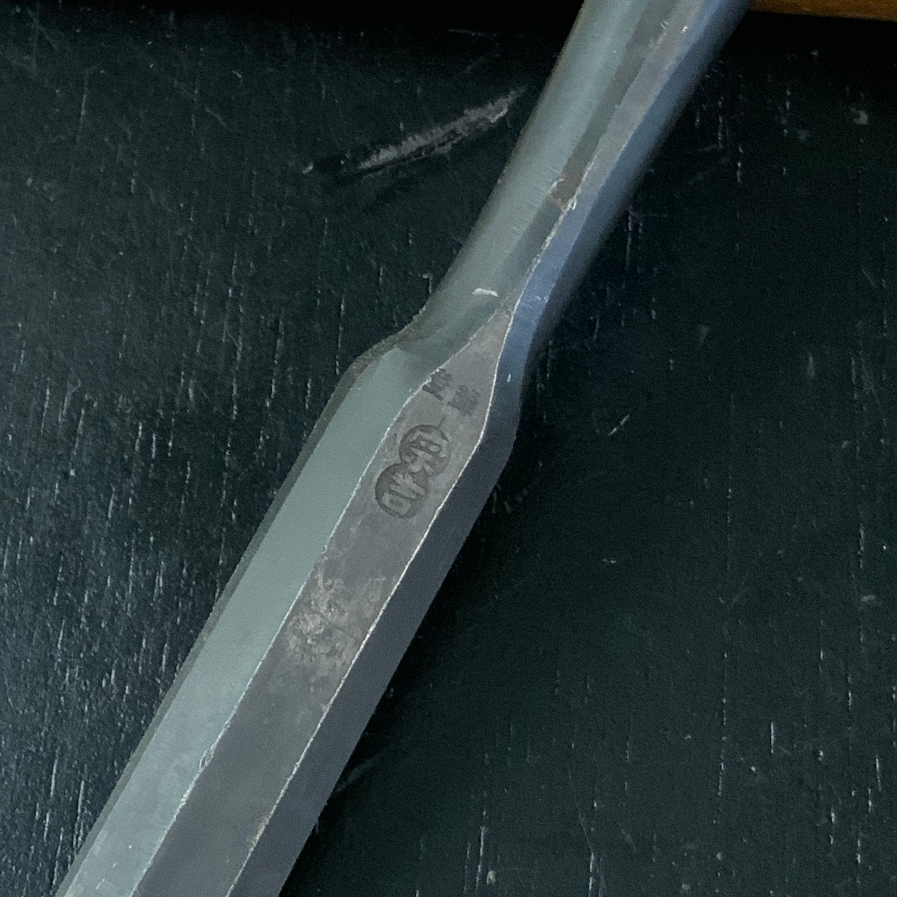 Muneyoshi shorter Timber chisels with white steel by Kiyohisa 宗吉 清久作 白紙鋼 半叩き鑿 Tatakinomi 15mm