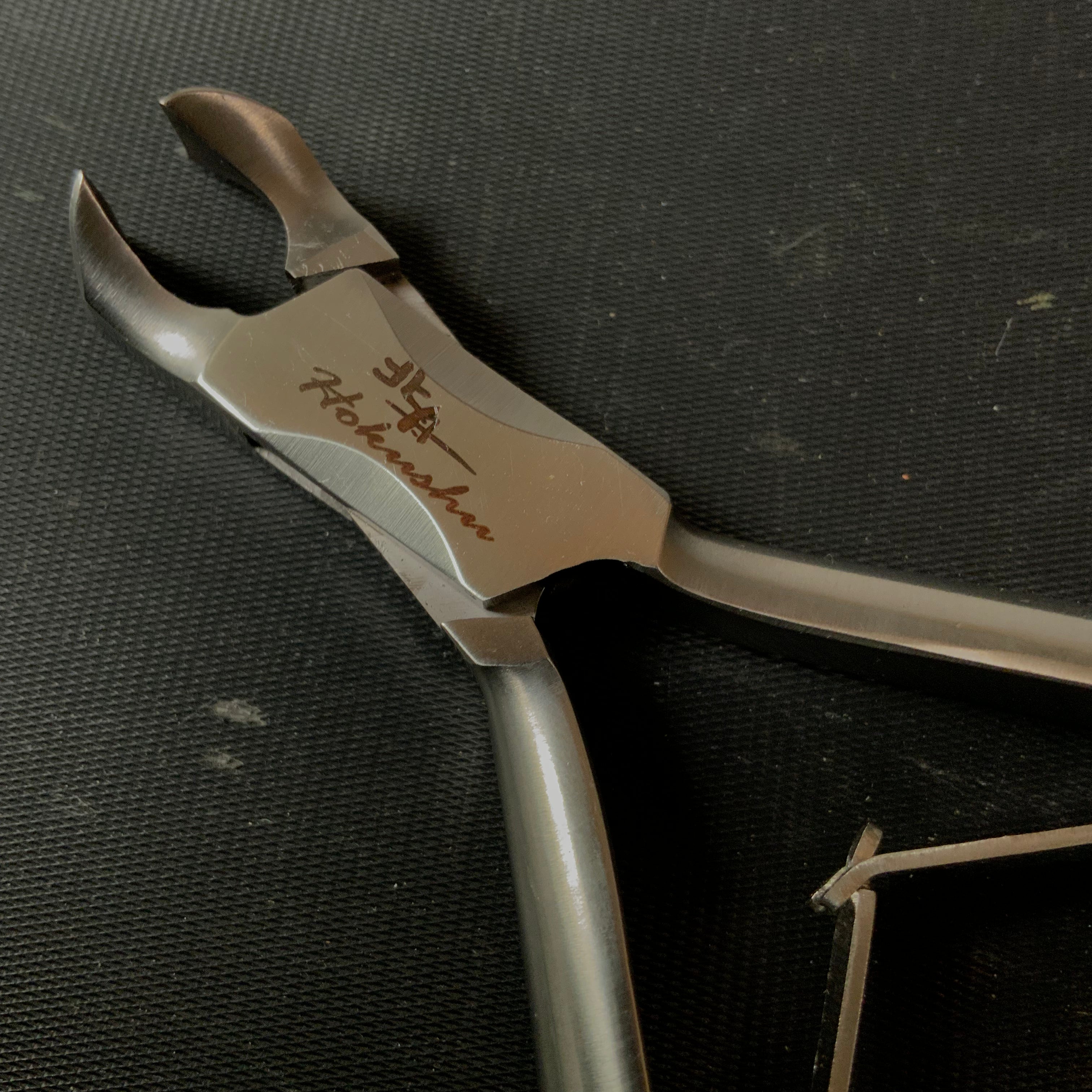 Hokushu Nail clippers Black smith finish HS-5 爪切り 北舟 足用ロングハンドル