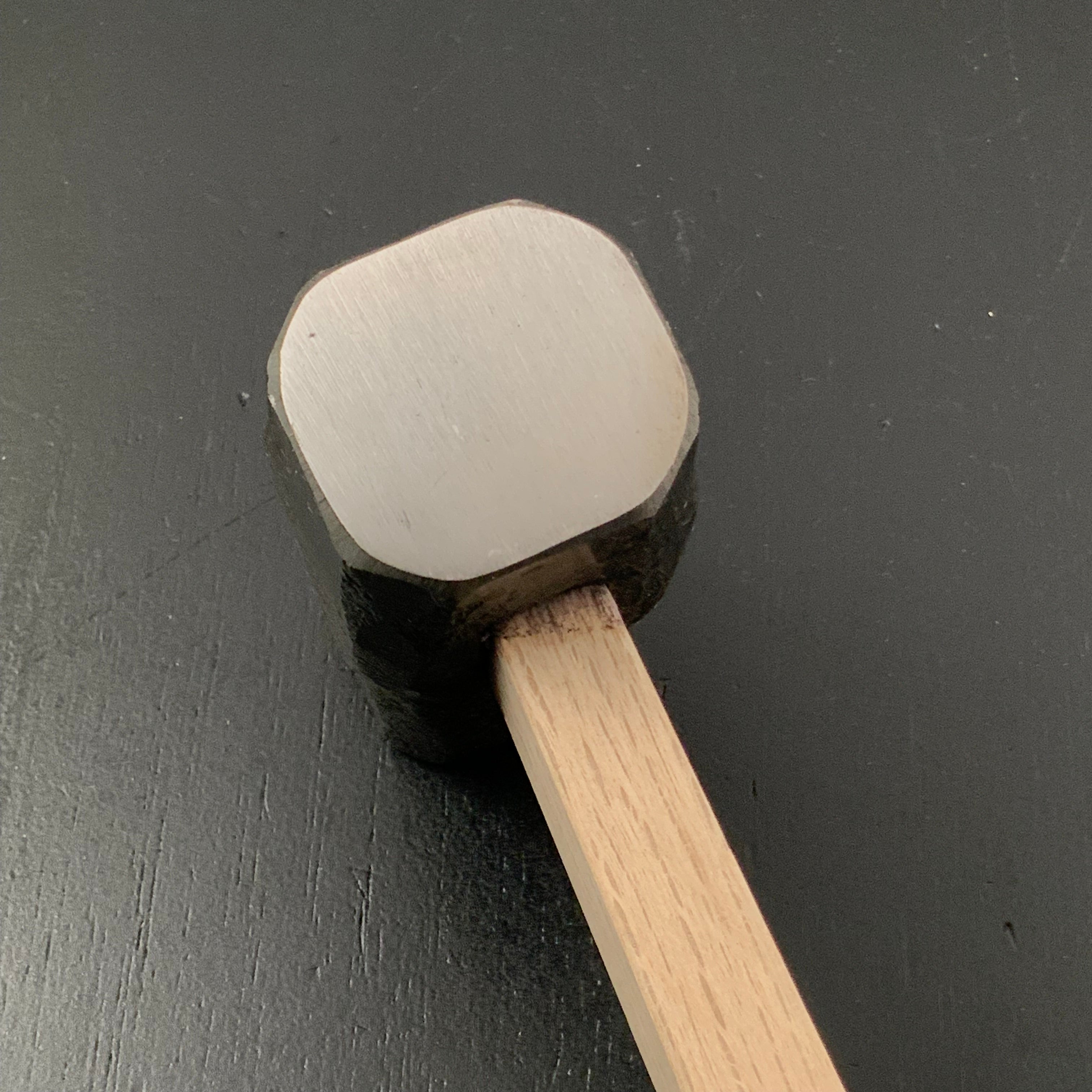 #2 Hand made Japanese Blacksmith tools Hammer(Hitsukuri-Tsuchi) 鍛冶屋道具 火造槌 八角曲り柄付