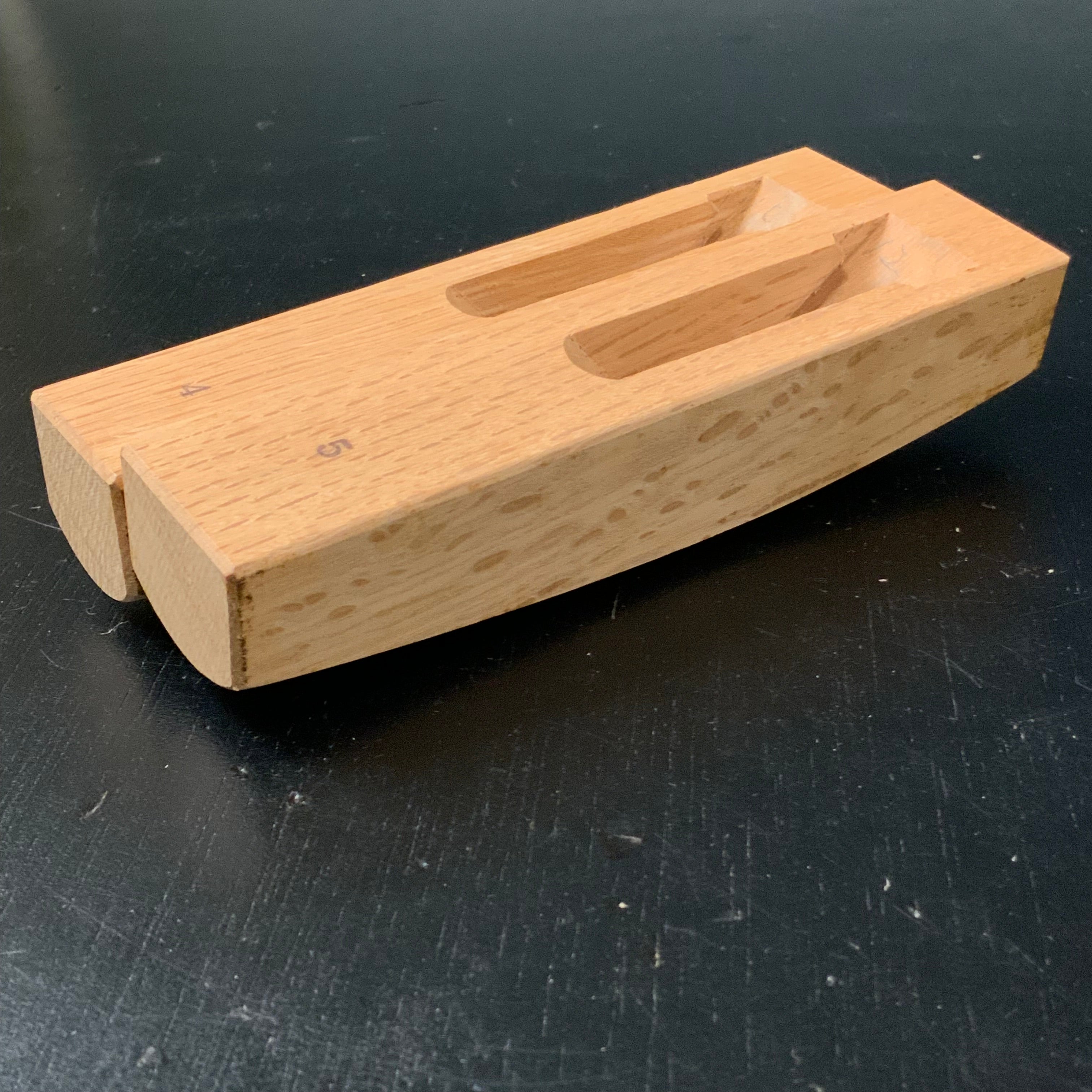 Old stock Kiyotada Spoon bottom plane (Shihosori-Kanna) with Blue steel 掘出し物 清忠 四方反鉋 青紙鋼 12mm 15mm