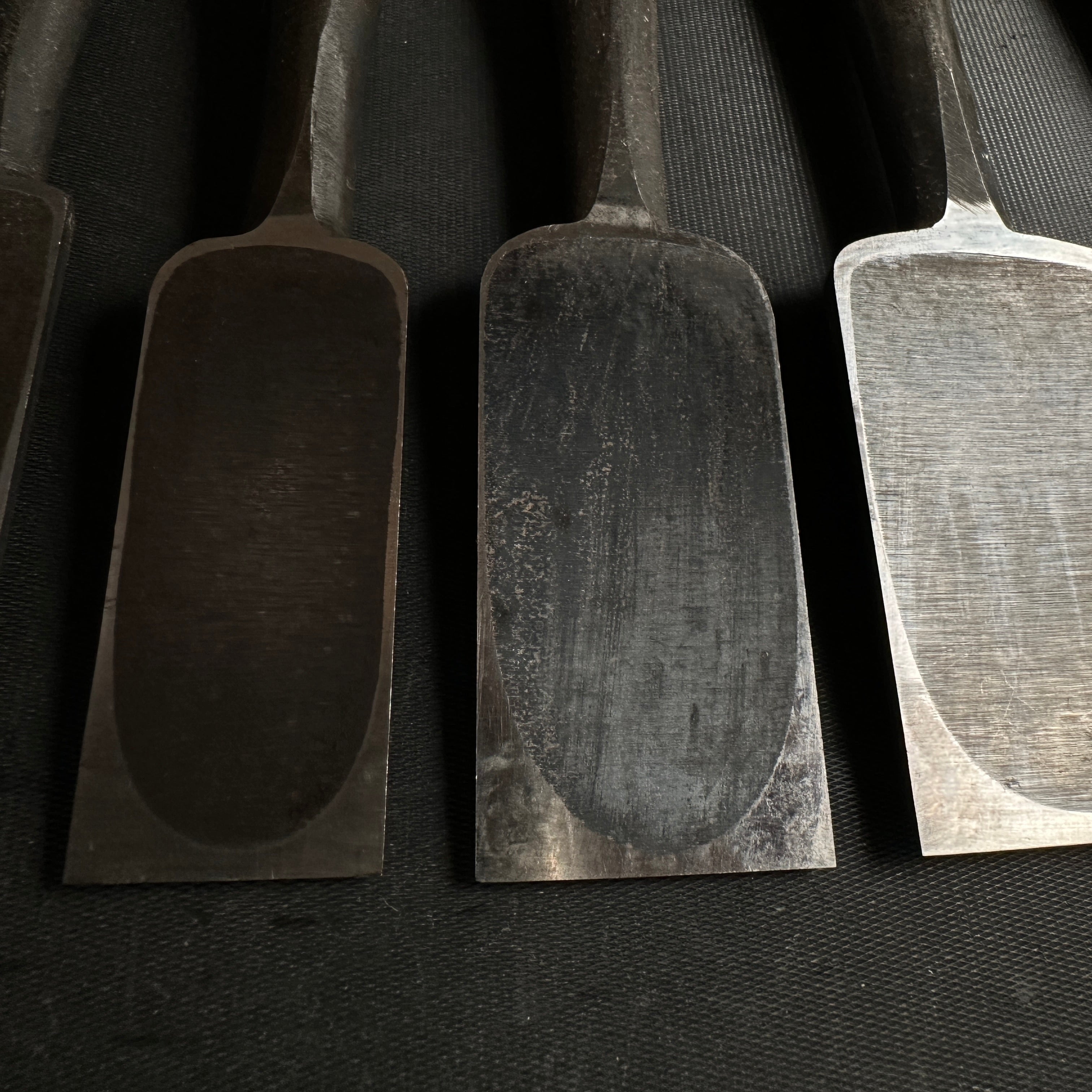 #M142 Mixed set for beginner Bench chisels set by unknown smith バラ鑿合わせ 初心者におすすめ 追入組鑿作者不明