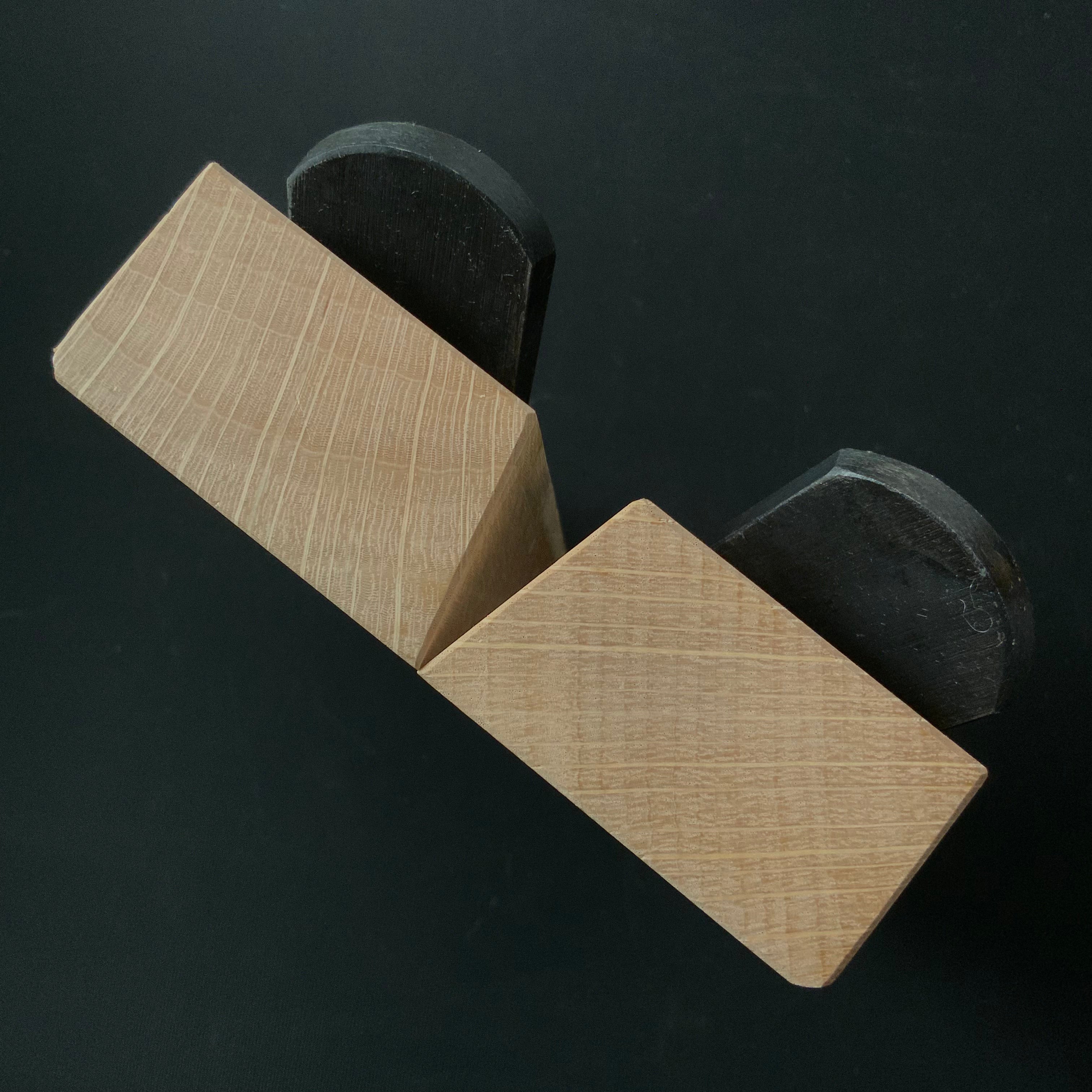 Kouetsu Special Rabbet Plane right and left By Komori 小森作 侊悦 蟻際鉋 左右