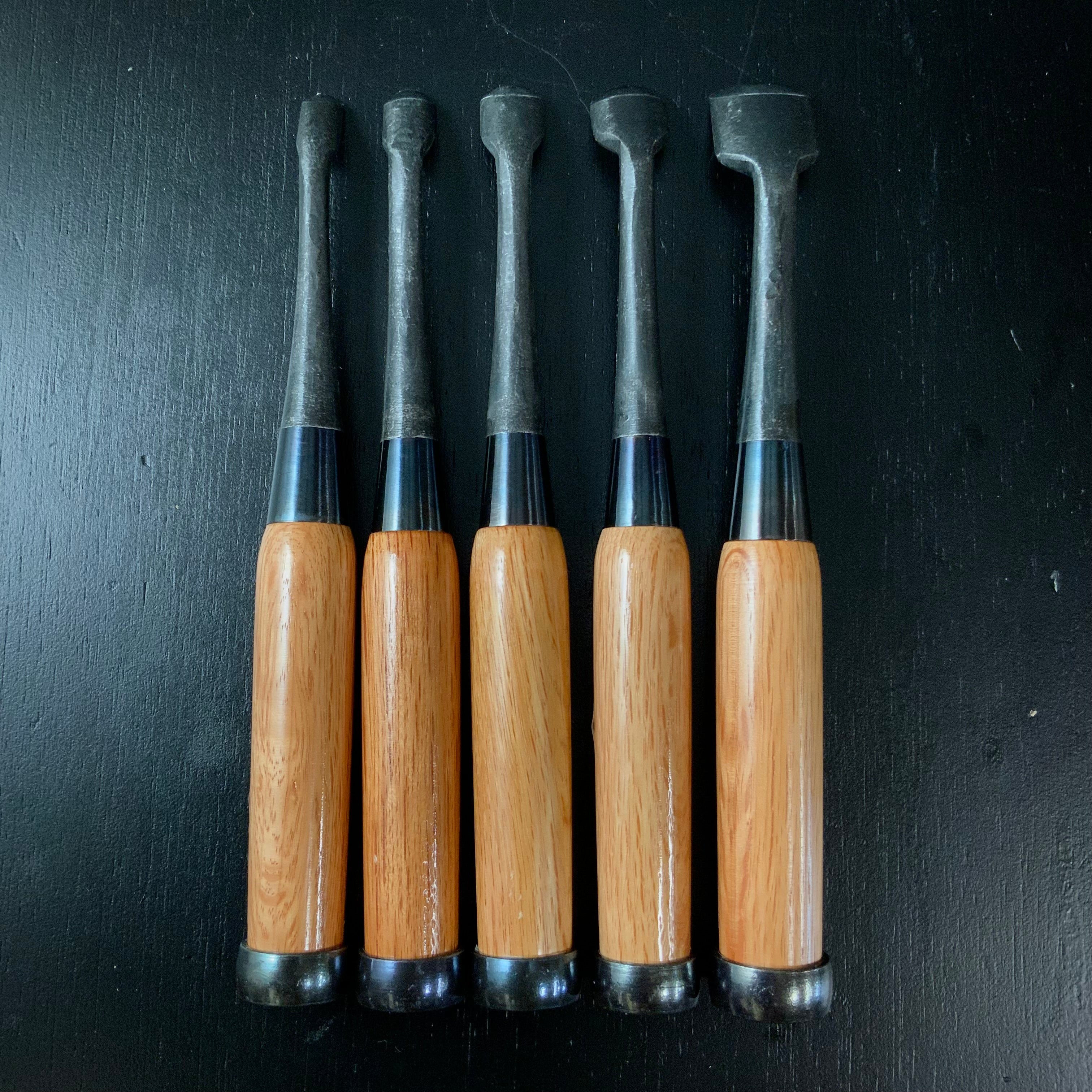Heijoshin Michi Spoon chisels Carving chisels / 平常心 道 彫刻鑿 丸スクイ