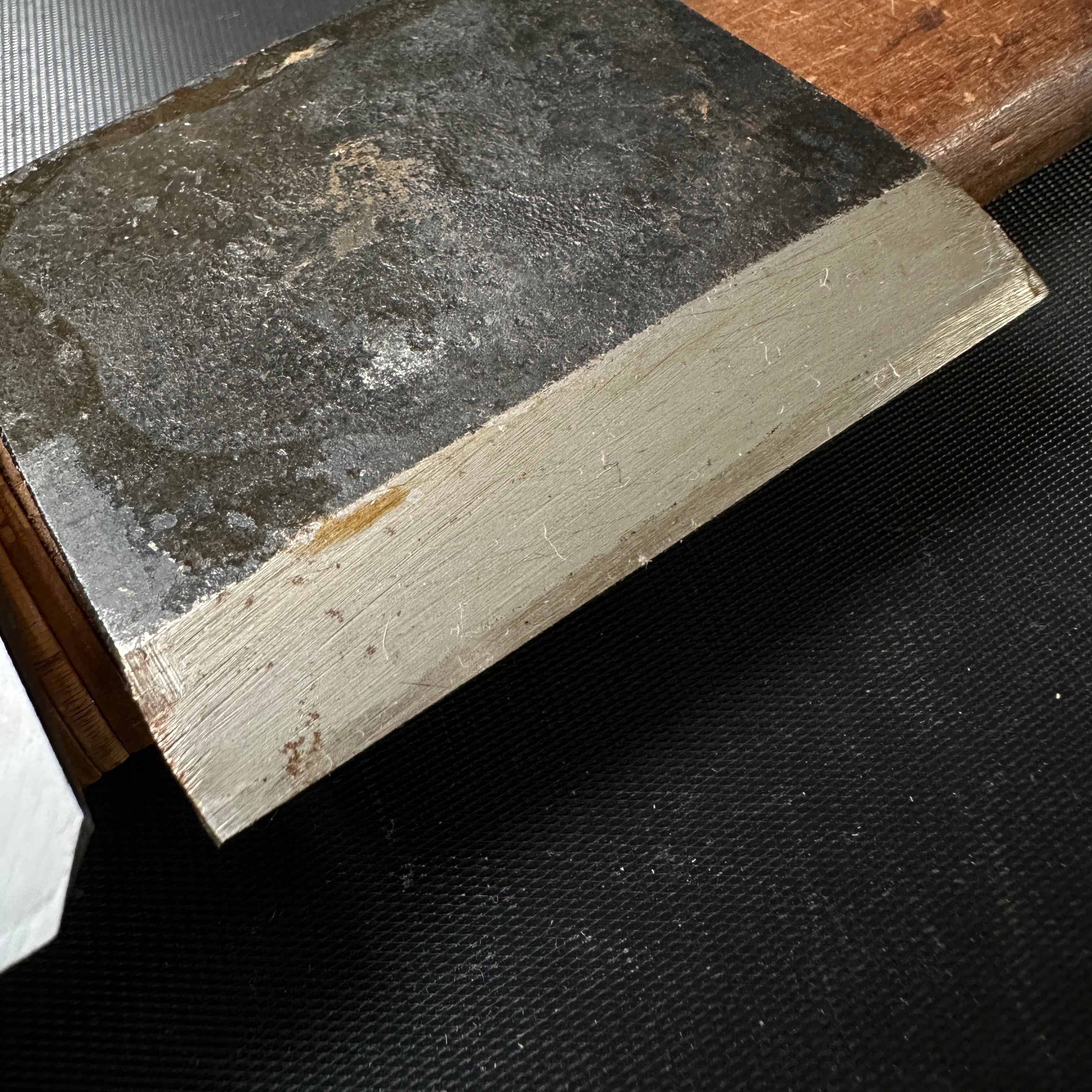 Old stock Etsuei Smoothing Plane (Kanna) by Tsutsumitomoichi Koyoshiya Body 掘出し物 堤朋一作 悦英 仕上げ鉋 70mm