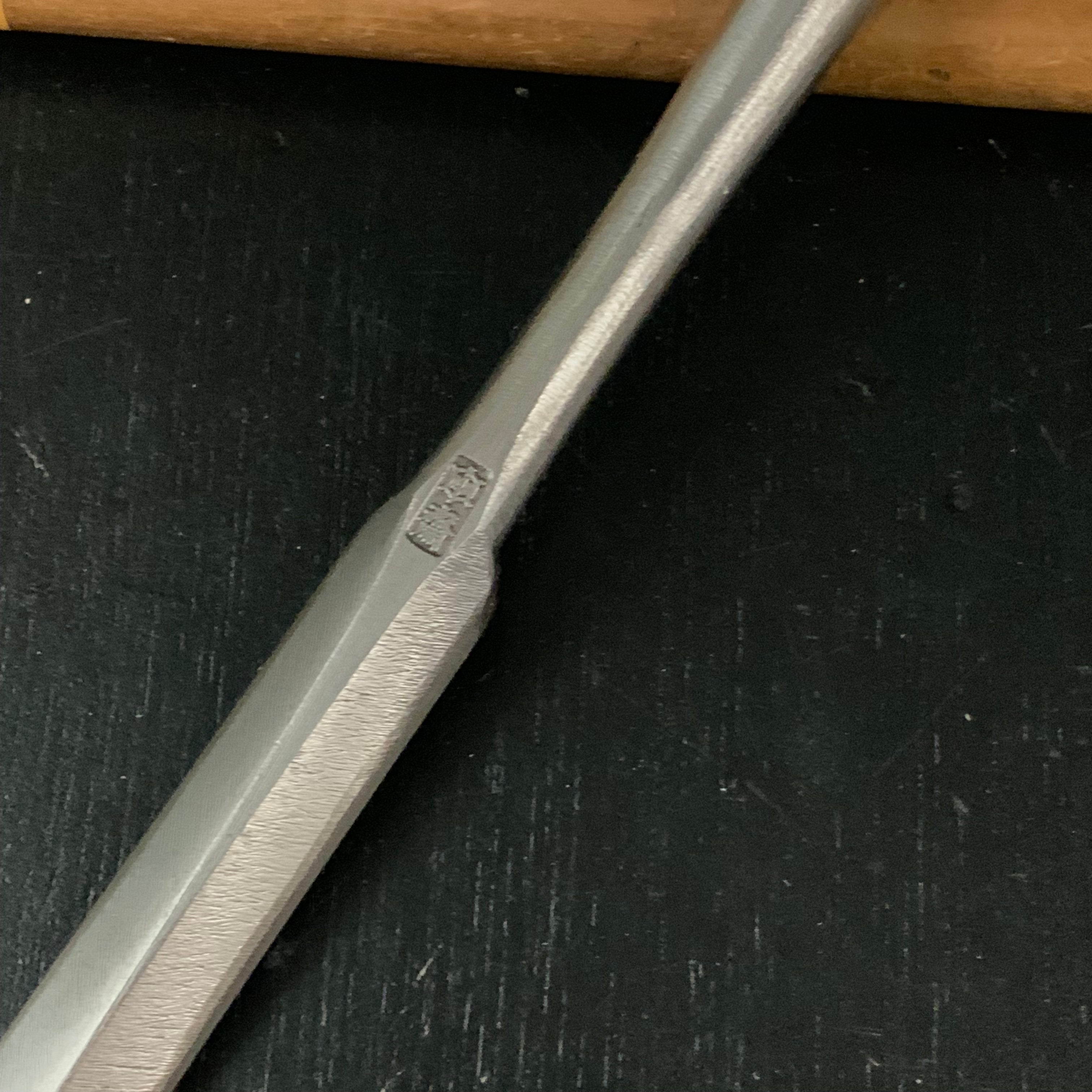 Tasai Special Dovetail Paring chisels with blue steel 田斎作 鎬薄鑿 白樫柄 18mm usunomi