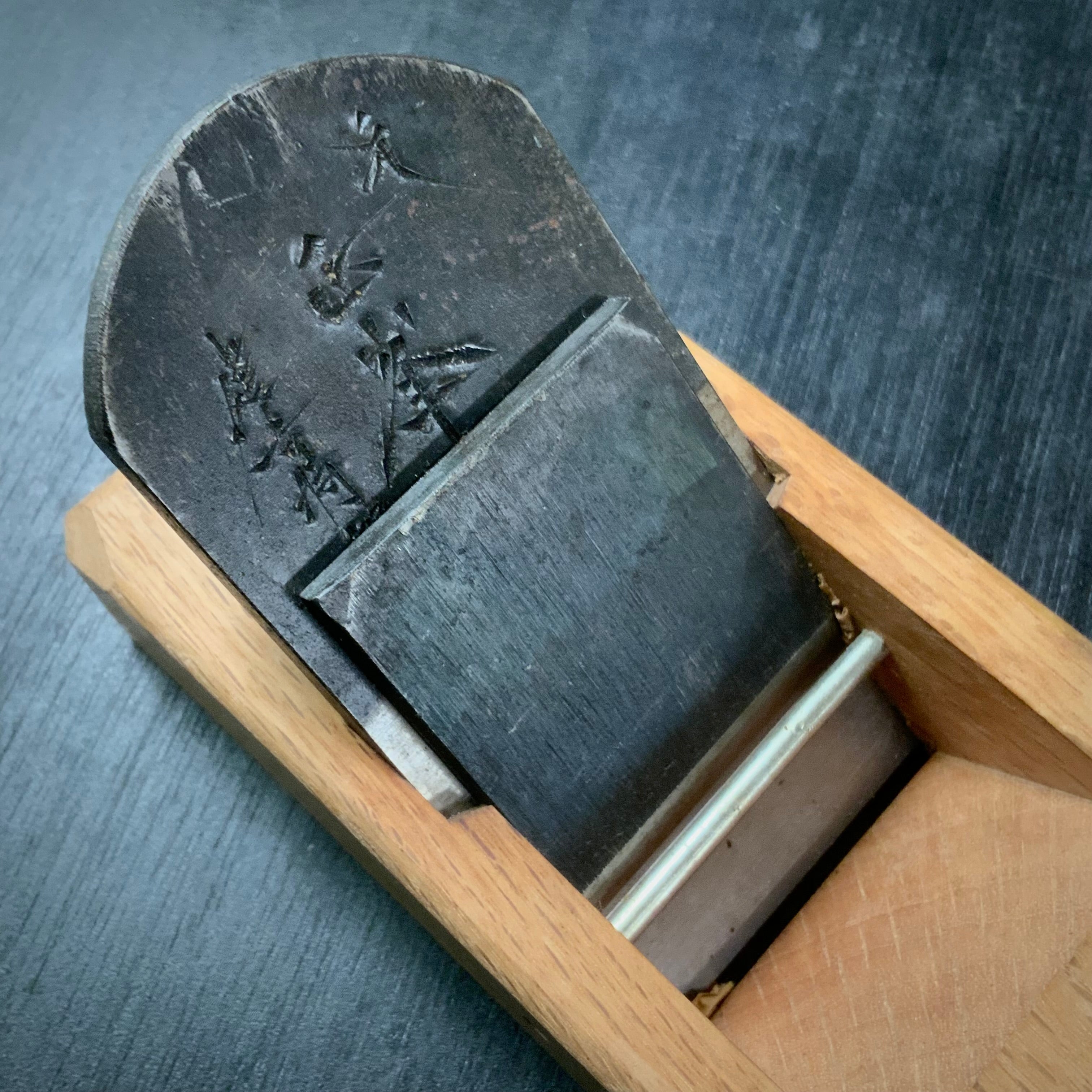 Old stock Masamine Smoothing Plane by Usuikengo 掘出し物 碓氷健吾作 正峯 仕上げ鉋 58mm