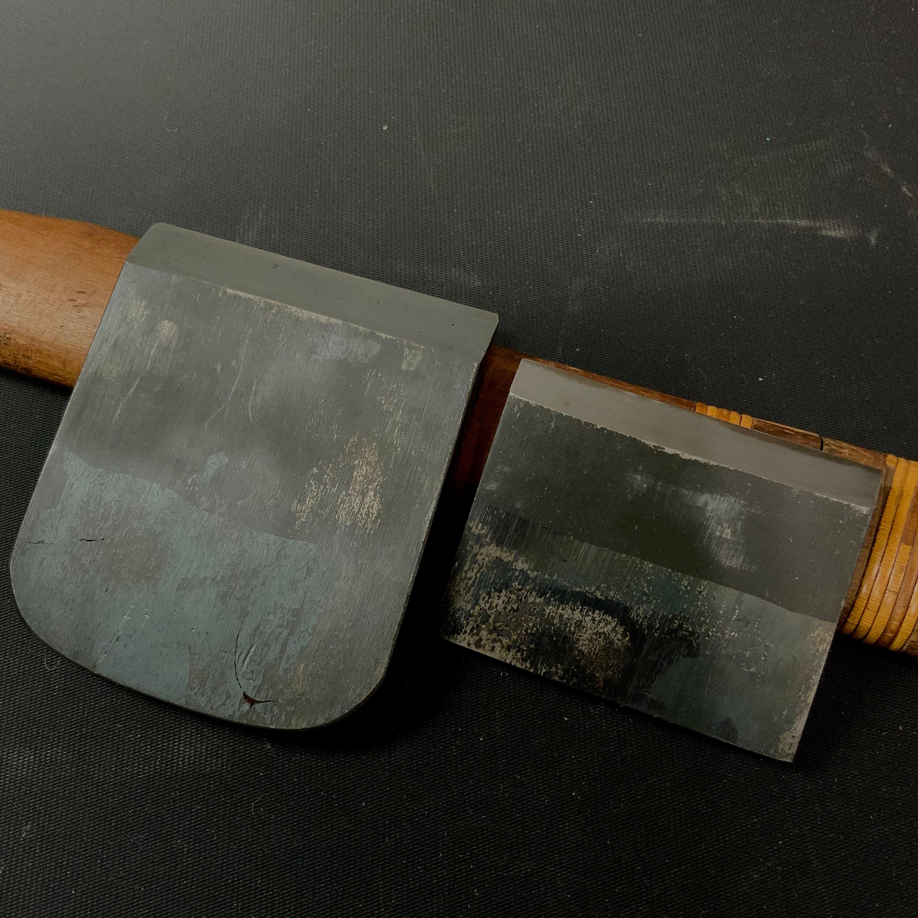 Teruhide Yabane Black Smoothing Plane (Kanna) by Ishido 日本橋木屋銘入 10代目石堂輝秀 黒矢羽仕上げ鉋 70mm