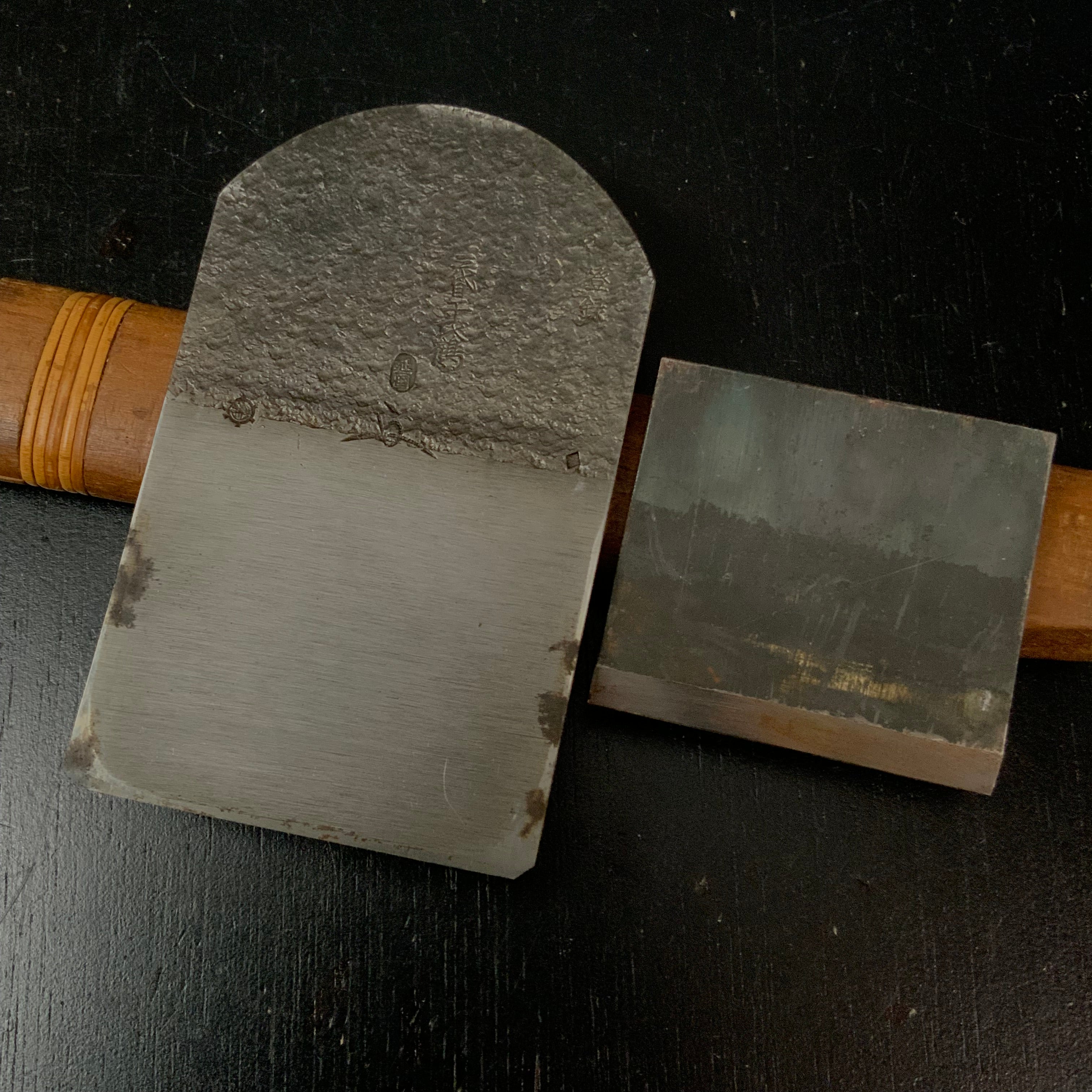 #2 Old stock Nobekuni Smoothing Plane (Kanna) by Chiyotsuru Nobekuni 掘出し物 三代目千代鶴作 延國 仕上げ鉋 70mm