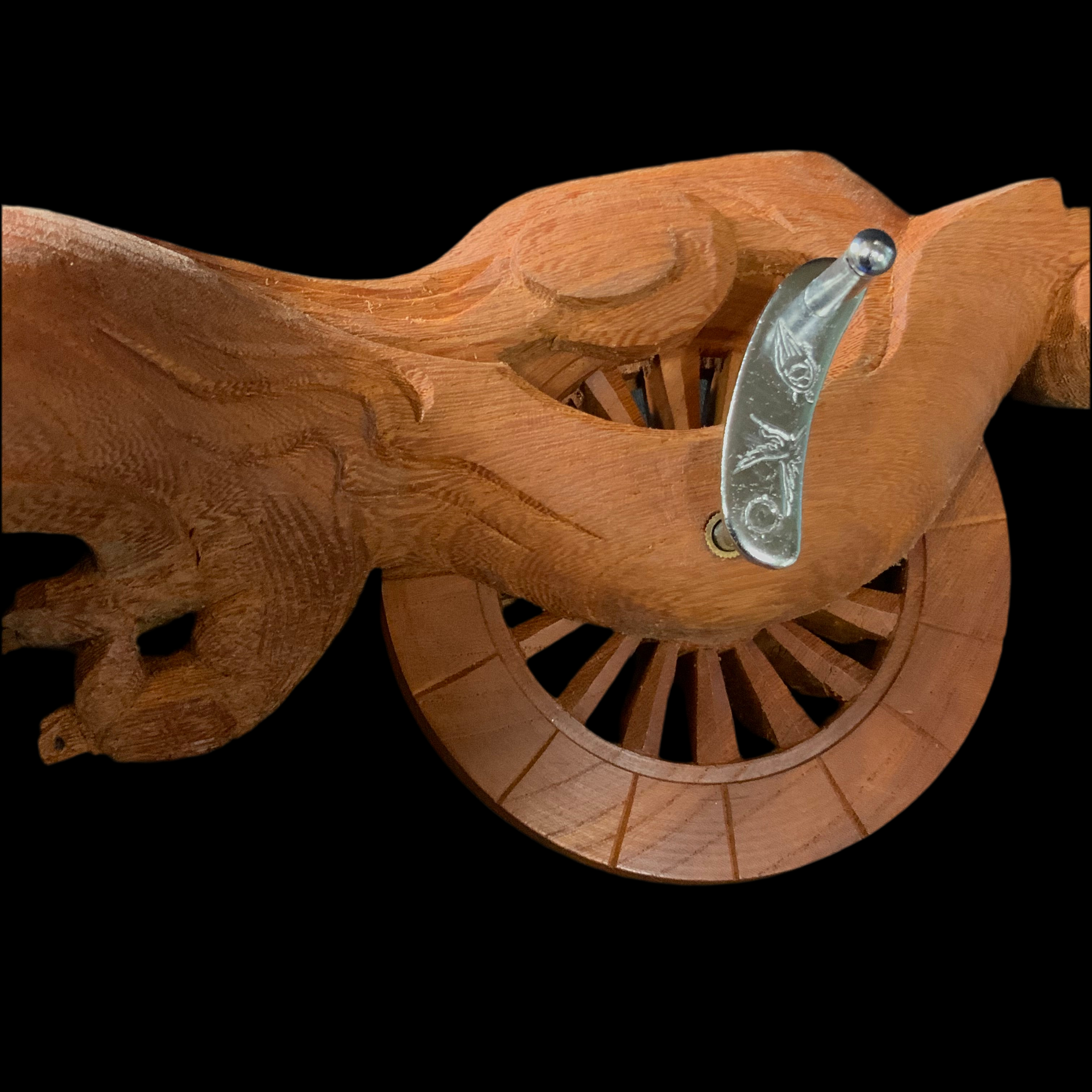 #ST60 坪辰作 鶴亀 墨壺 255mm Japanese Carpenter Ink Pot Traditional Measuring Tools Sumitsubo by Tsubotatsu