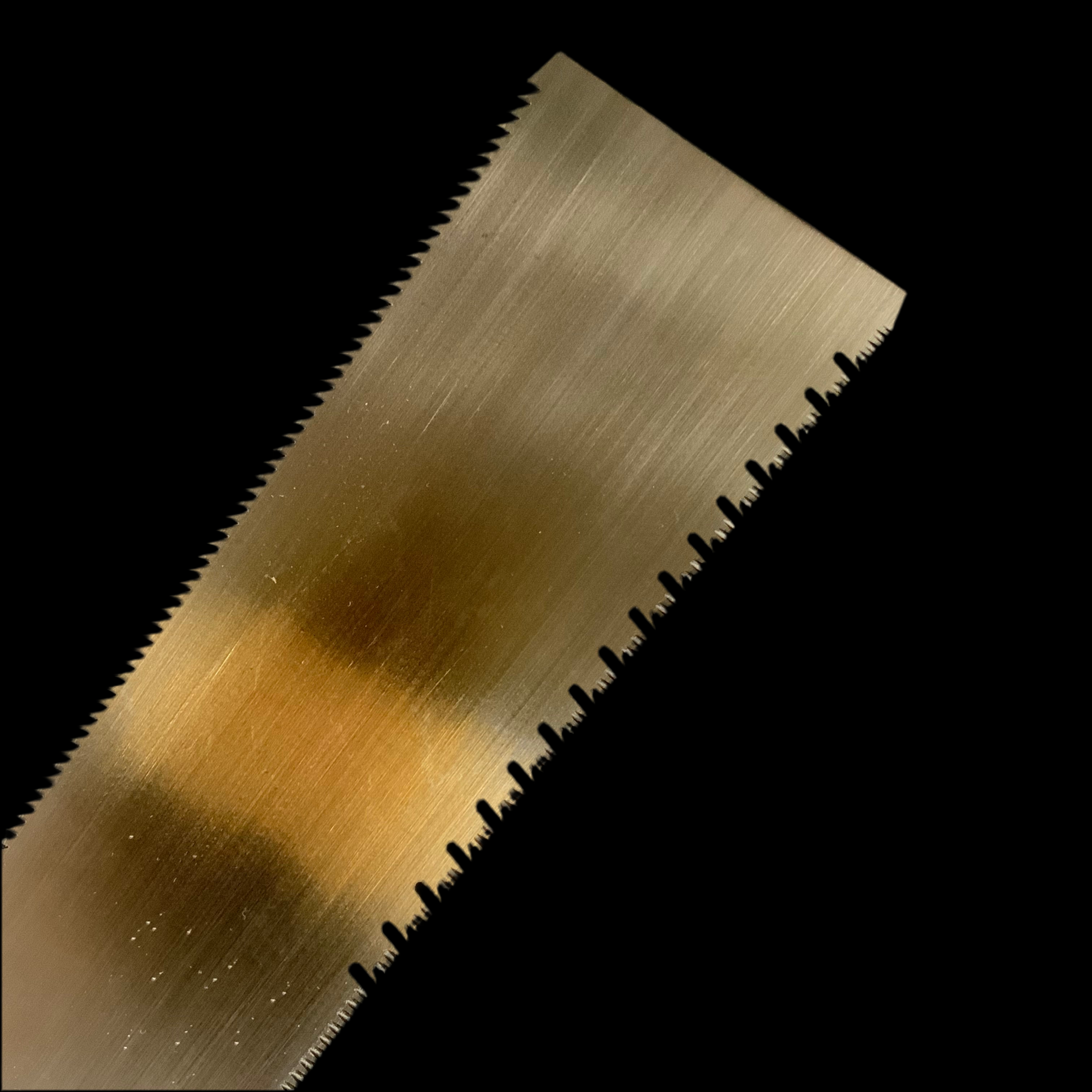 #222 Nagakatsu Double Edge Saw Eddy Type Handles set by Kurashige For Softwood 長勝鋸 渦巻き柄 両刃鋸 針葉材用 240mm