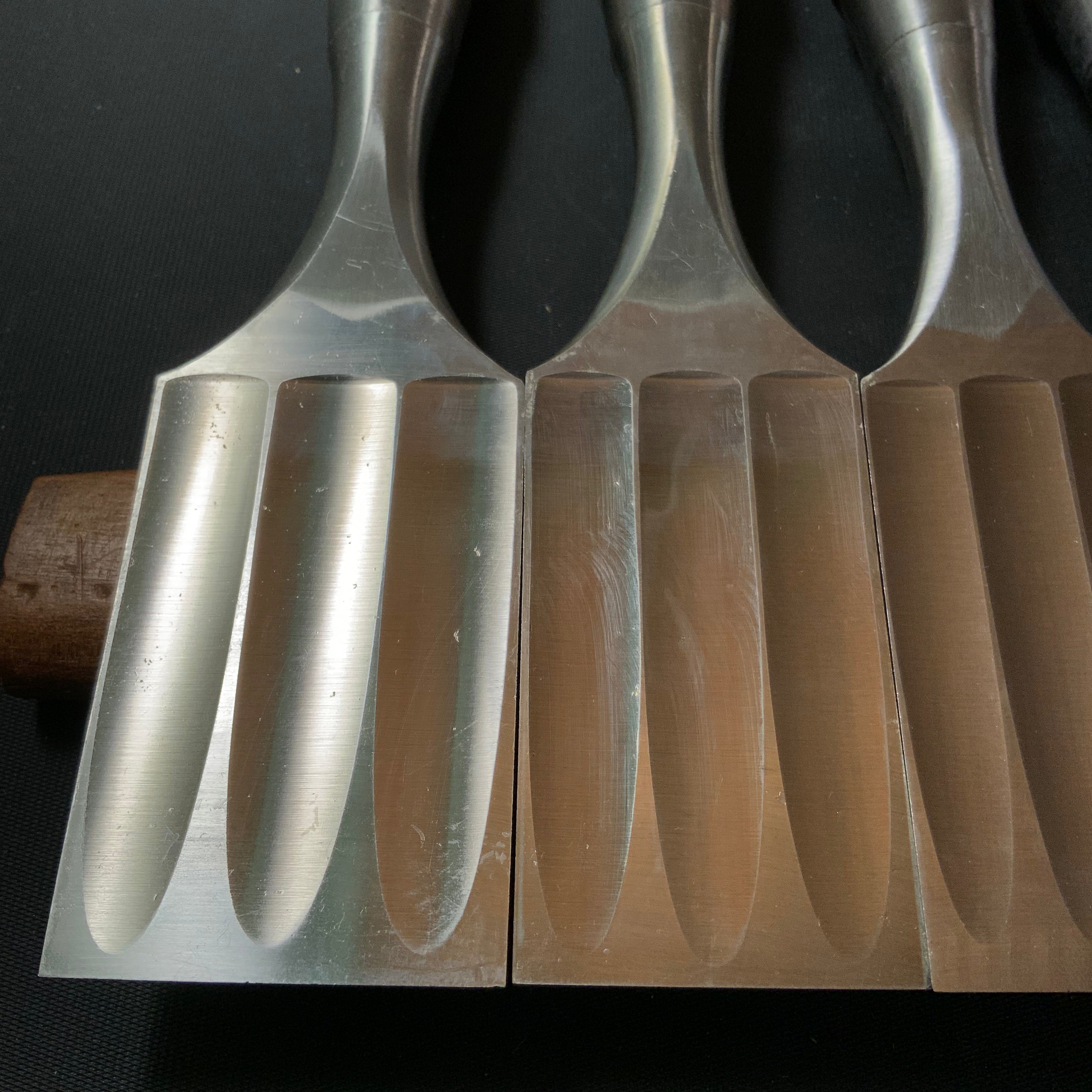 #1 Sukemaru 4th High-Speed Steel Shorter Timber Chisels set by Usui Yoshio 四代助丸 碓氷淑郎 中叩き鑿 6本組 Chu-Tatakinomi