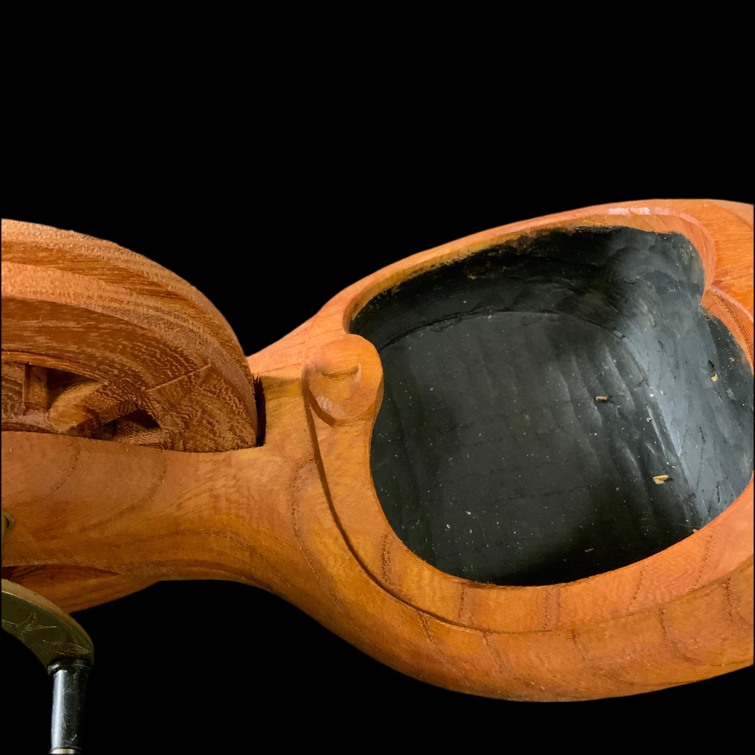 #ST59 坪辰作 新若葉 墨壺 255mm Japanese Carpenter Ink Pot Traditional Measuring Tools Sumitsubo by Tsubotatsu